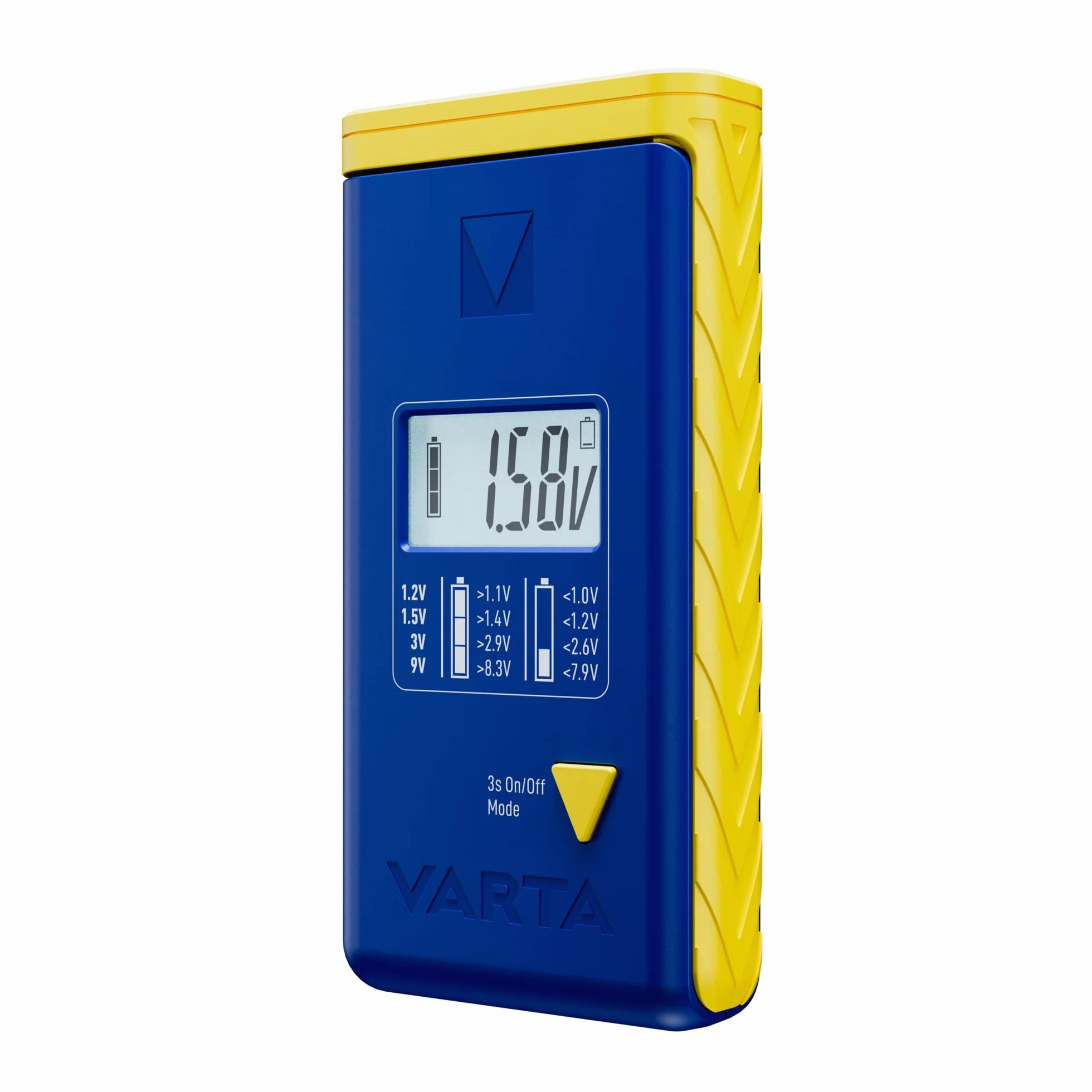 VARTA Tester Batterie LCD digitale per batterie AA AAA C D 9V LR44