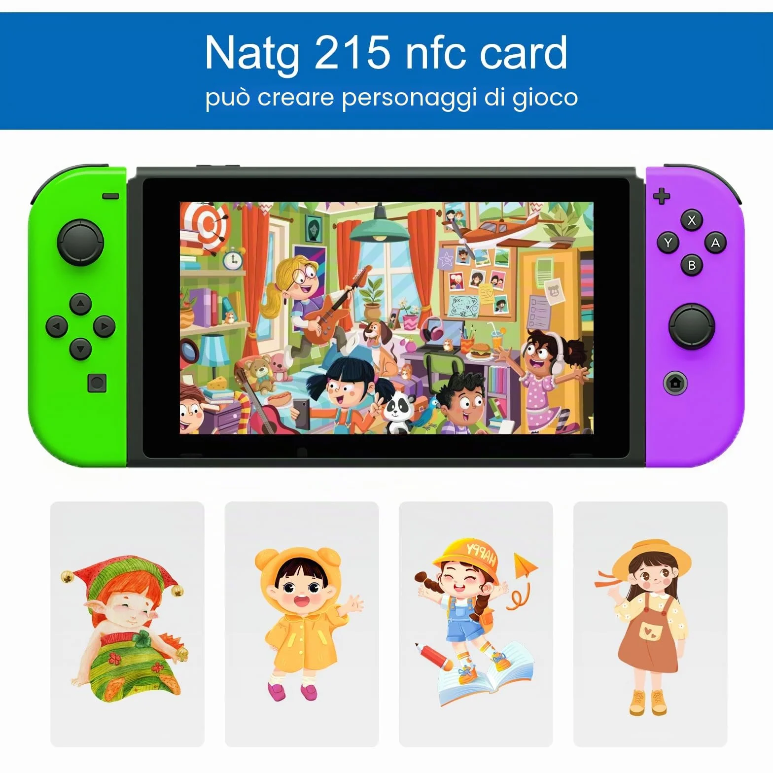 NFC NTAG 215 biglietti da visita riscrivibili in PVC 504 byte compatibili NFC