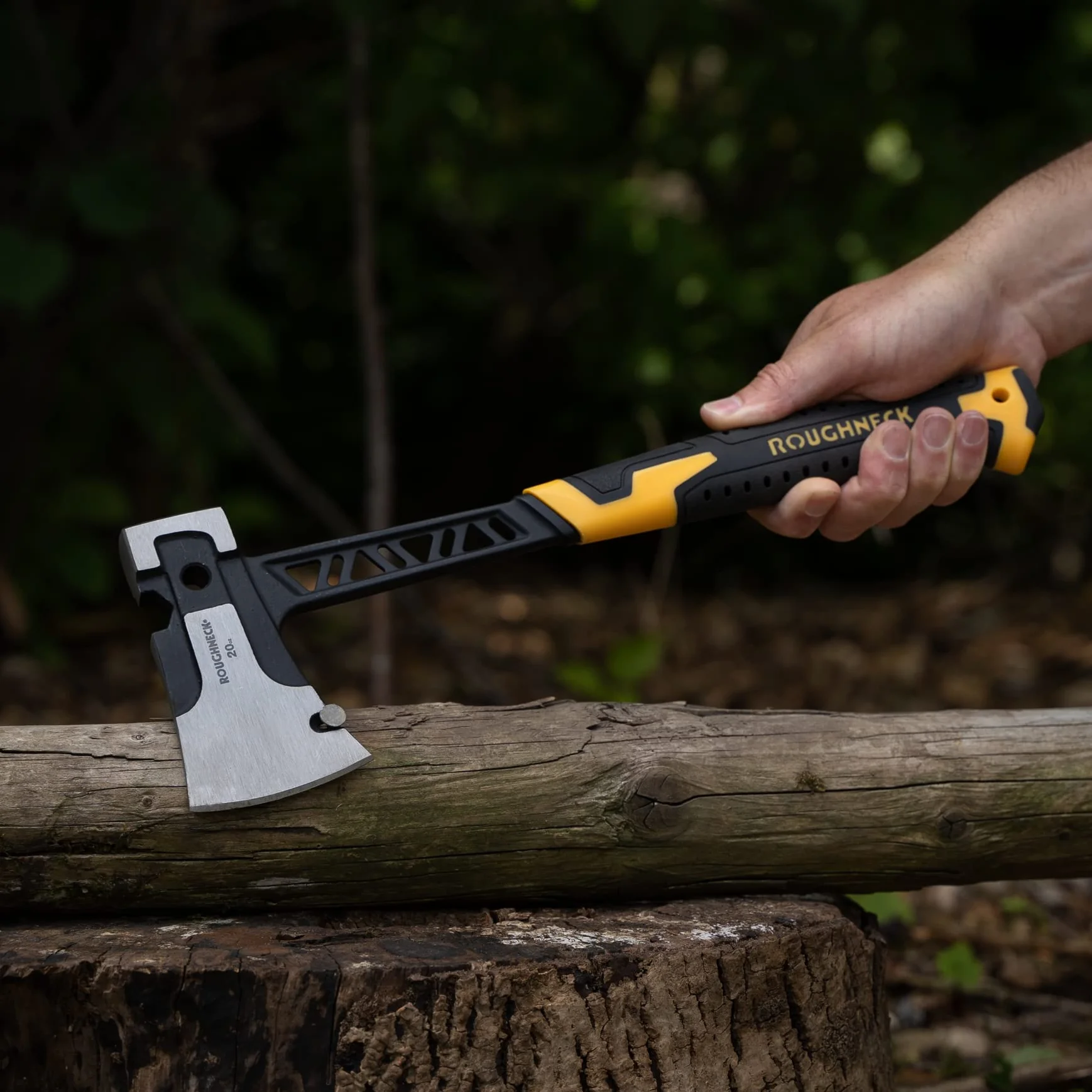 Roughneck ROU11070 Gorilla V-Series Axe 0.6kg 1¼lbs Black Yellow