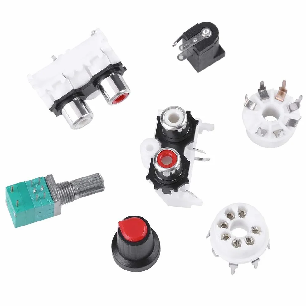 TOPINCN Kit Amplificatore valvole 6J1 Vuoto valvola Elettronica Tubo preamplificatore Amplificatore Bordo Cuffie amp AC12V 0.8A