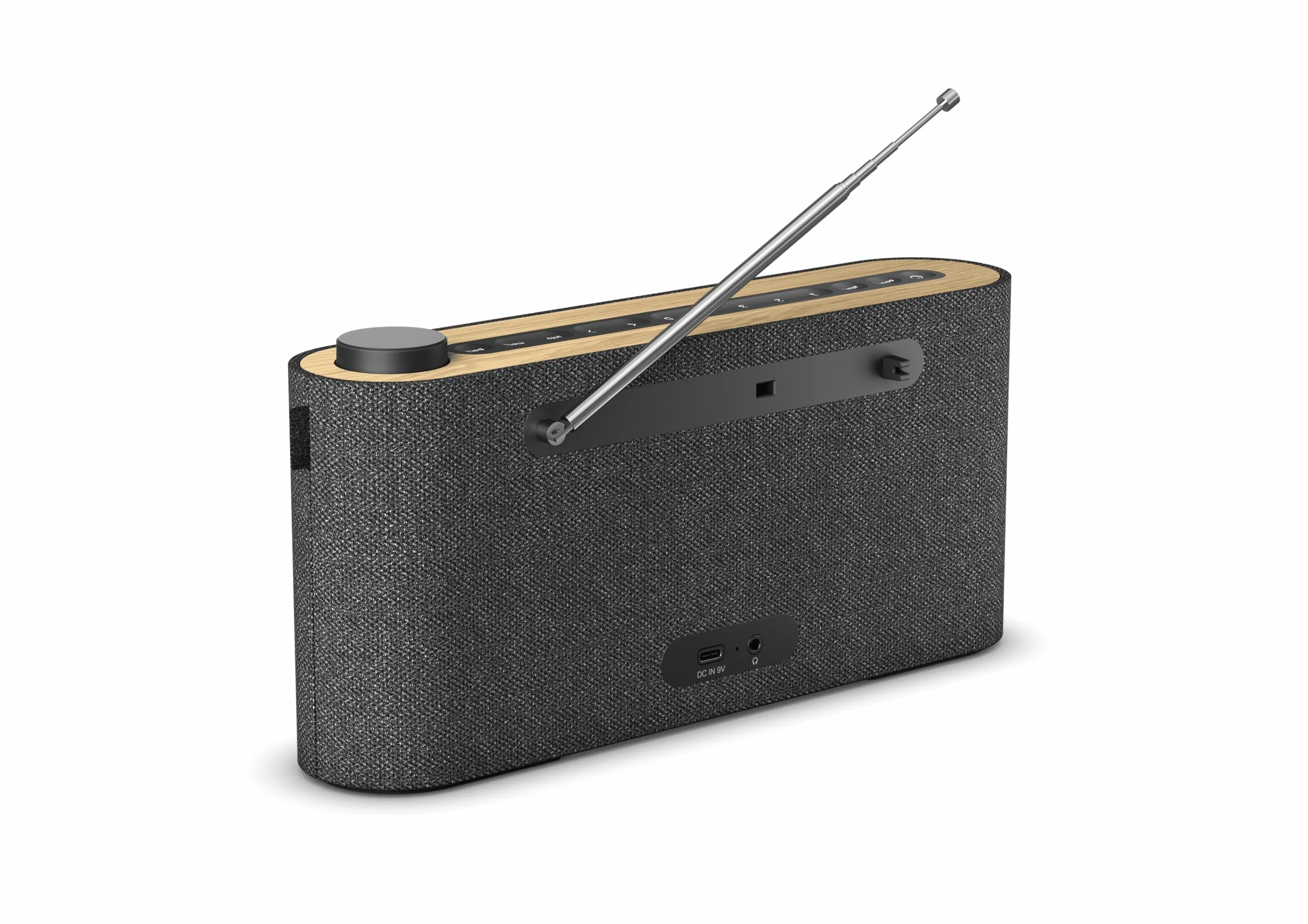 Loewe Radio DAB+ 28 W Display LCD 14 h autonomia Legno Tessuto