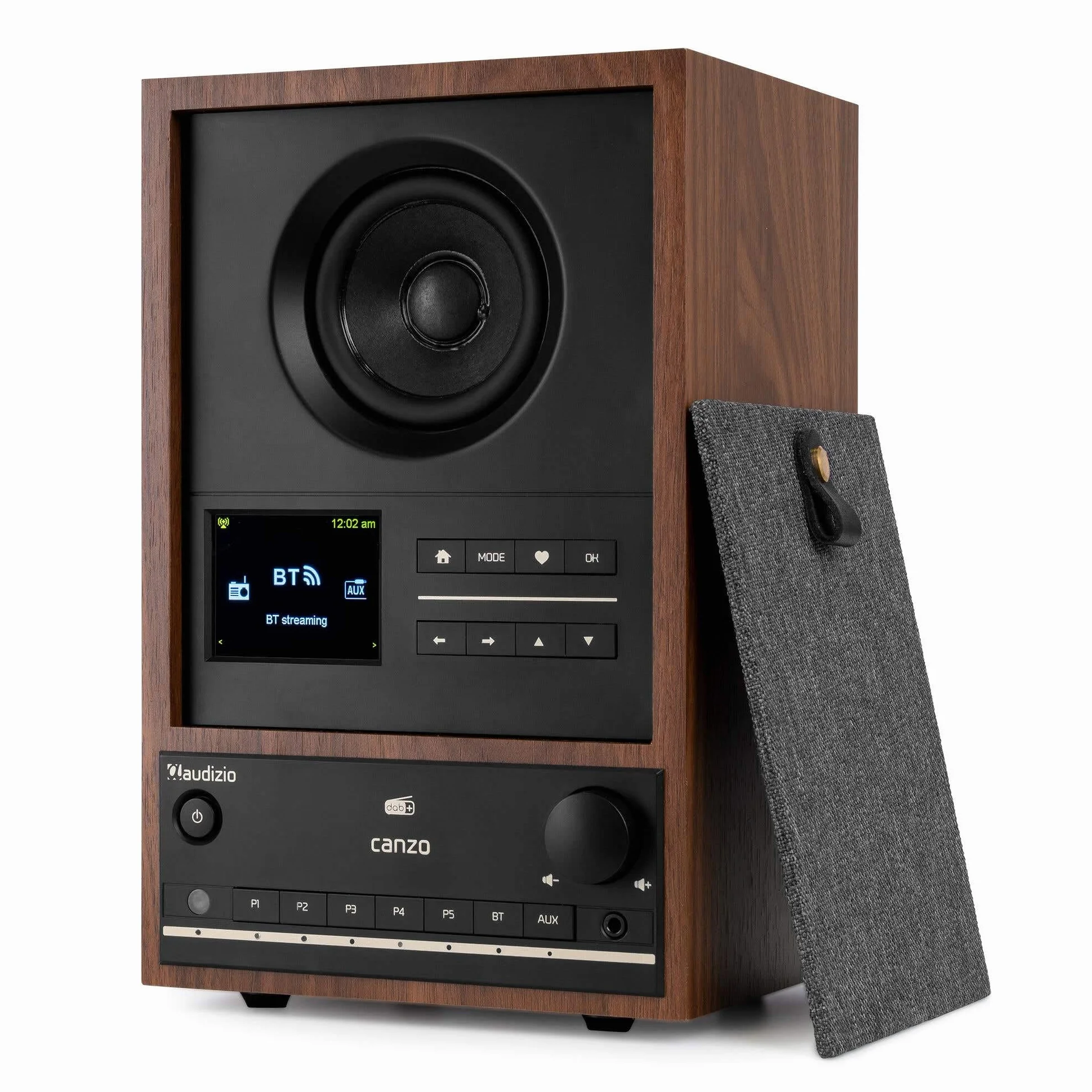 Audizio Canzo Radio DAB Internetradio WLAN Bluetooth 5.3 Digitale Telecomando Cucina Collegamento LAN AUX Line-Out