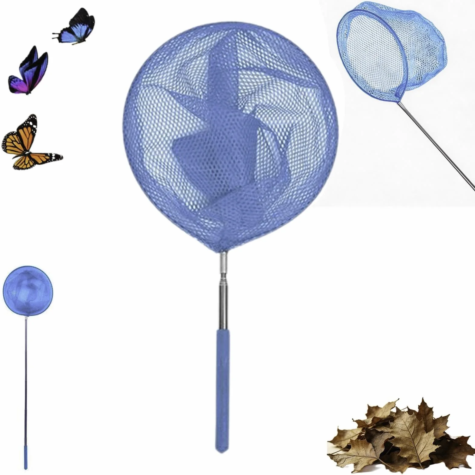 Generico Retino Piscina, Rete a Maglia Fine dello Skimmer per Foglie Retino, Raccogli Foglie con Asta Telescopica, Piccoli Skimmer a Rete Piscine, per vasche idromassaggio, Spa, laghetti
