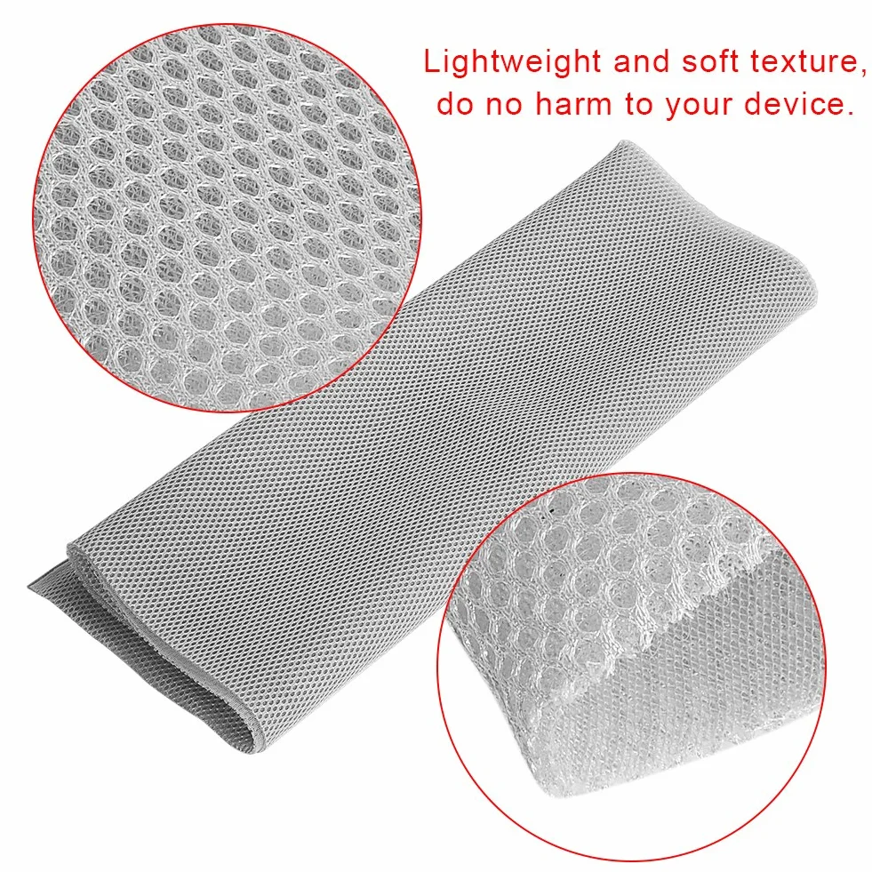 Griglia altoparlante tessuto rete 140x50 cm ant polvere stereo szary
