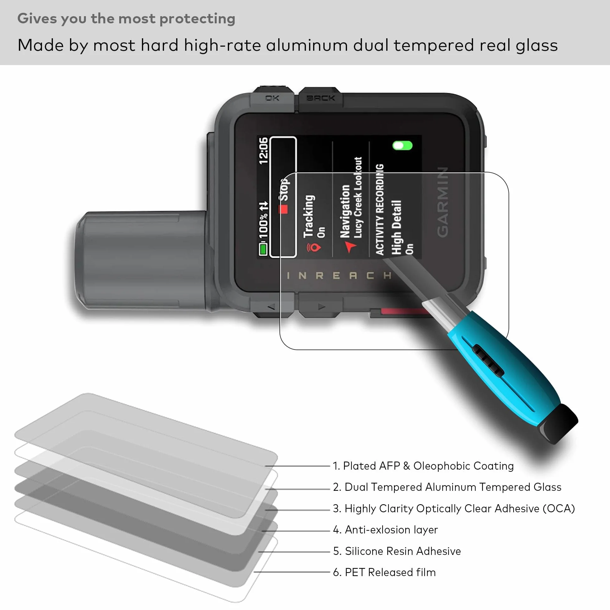 Custodia in silicone per Garmin inReach Mini 3 antiurto antiscivolo