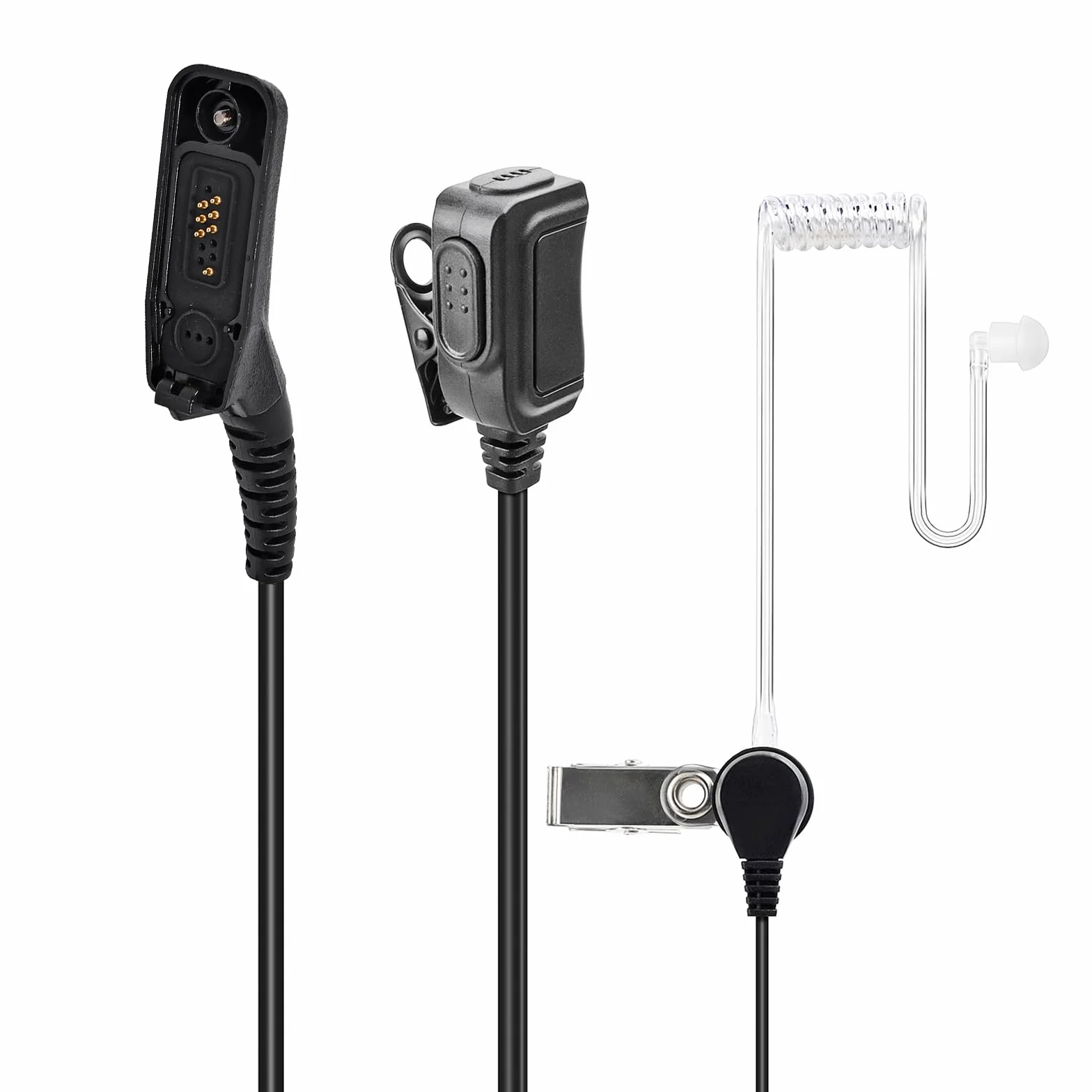 Auricolare con Microfono Multipin Compatibile Motorola DP3400 DP4400 DP4800 DGP4150 XiR-P8200 Xpr-6300 Radio Bidirezionale Tubo Acustico
