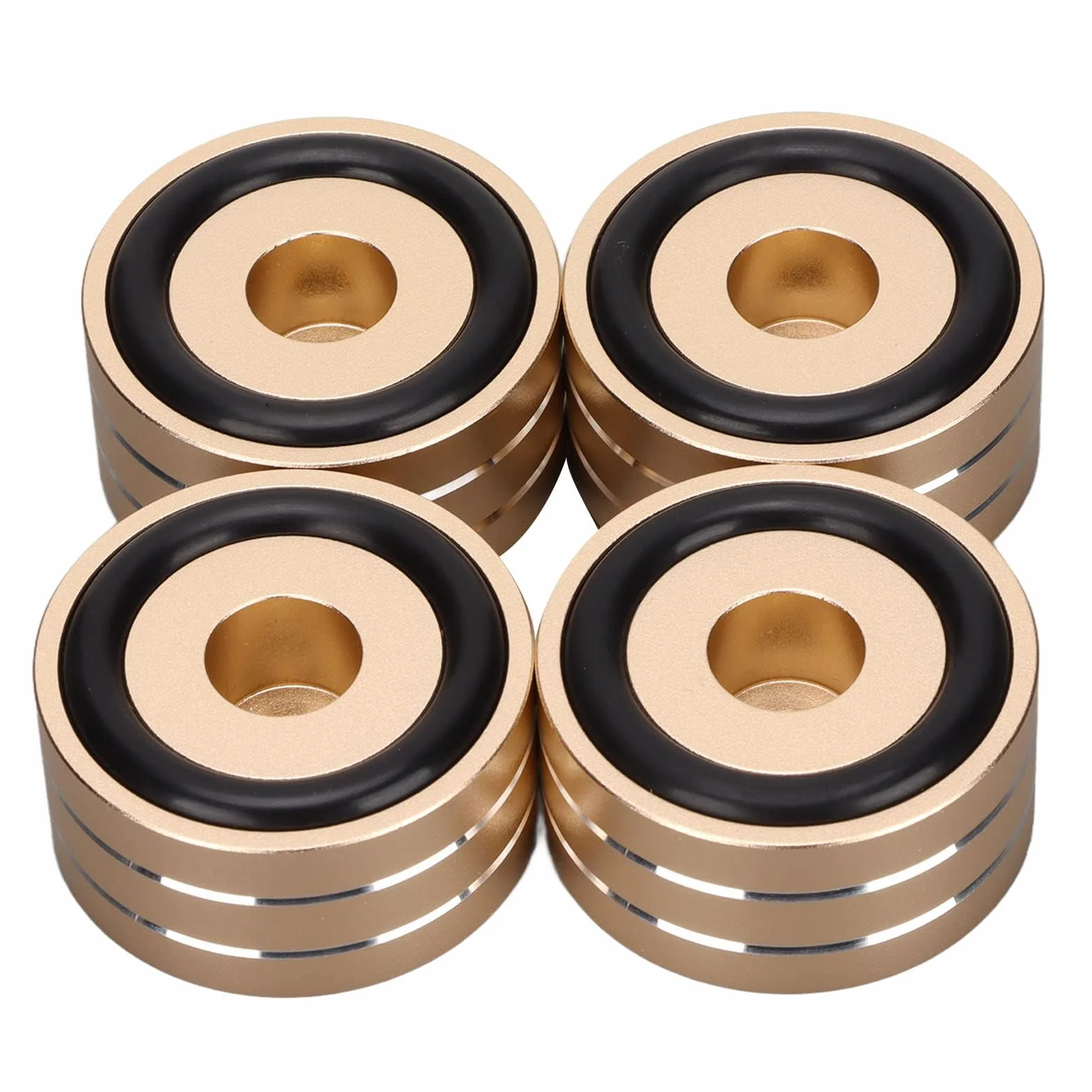 Piedini Isolamento Altoparlanti Antiurto 40x20mm Adesivi per Giradischi Teatro (Oro)
