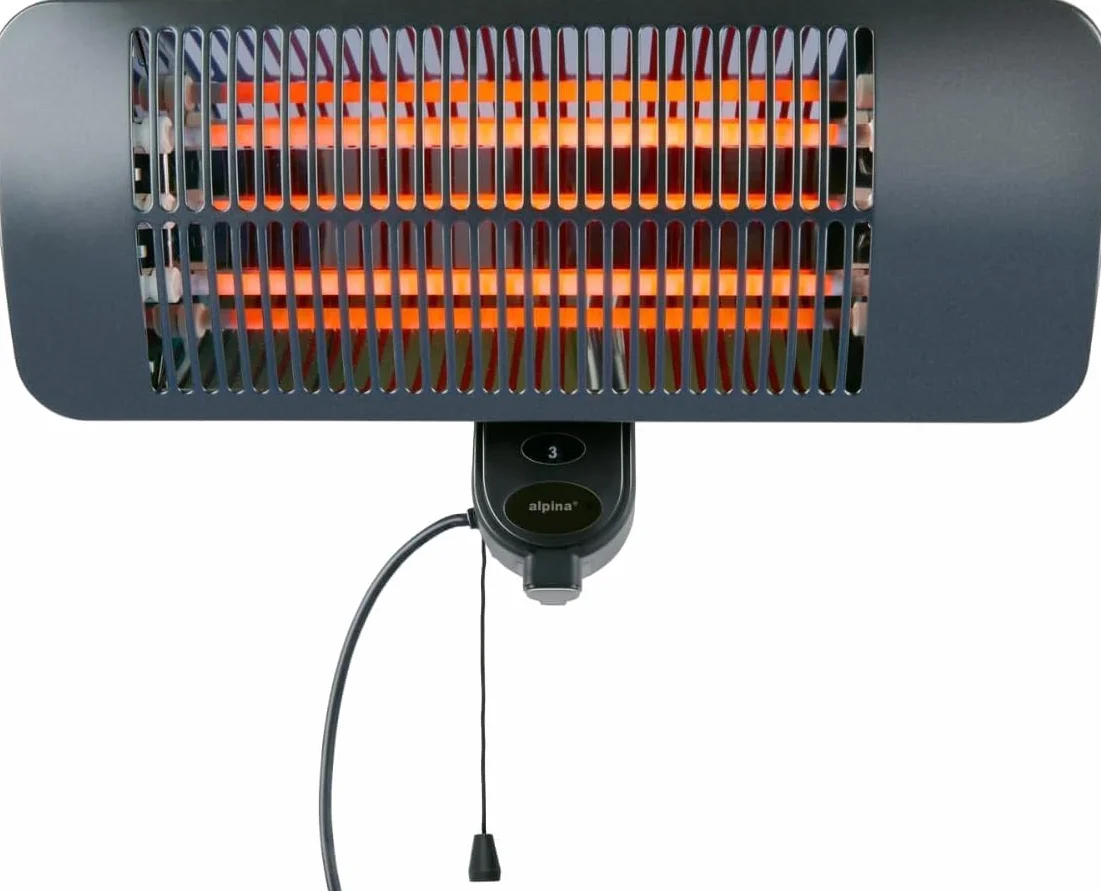 Alpina Riscaldamento a infrarossi da parete 2000 W IP34