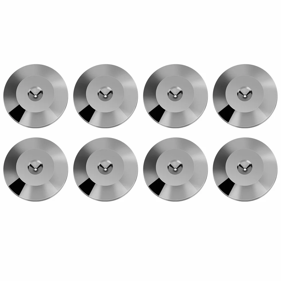 Piedini Isolamento per Altoparlanti, 8 Pezzi in Rame, Universal 25x4mm, Antivibranti, Grigio
