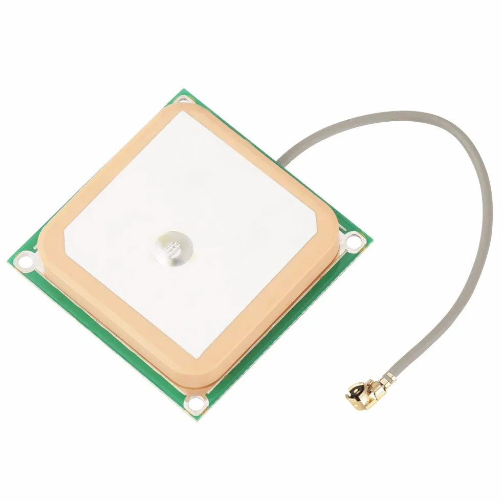 DollaTek 28dB GPS Connettore di Navigazione per Modulo Interno con Patch Ceramico Attivo ad Alta Guadagno