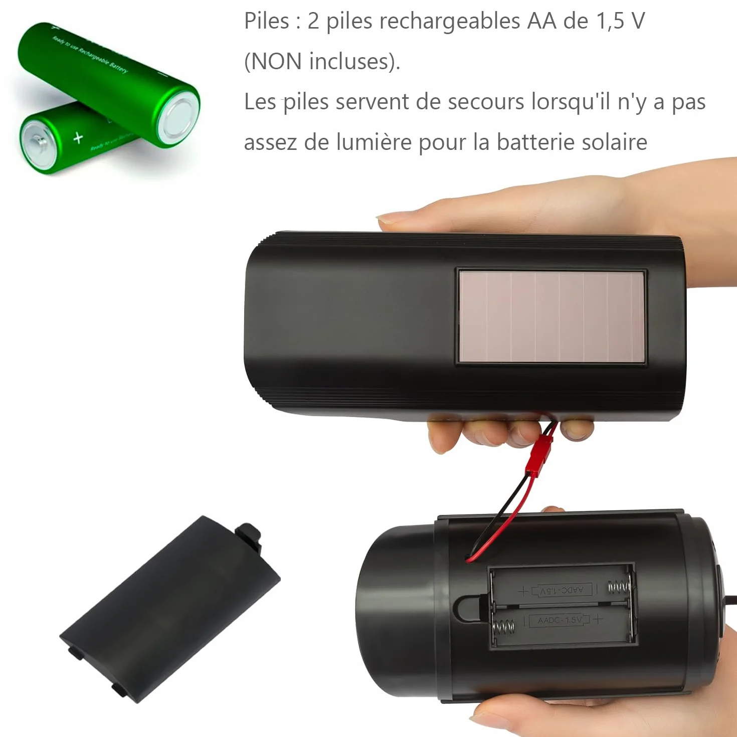 Telecamera Finta 4 Pezzi, Telecamere Fittizie Esterno/Interno con LED Lampeggiante CCTV