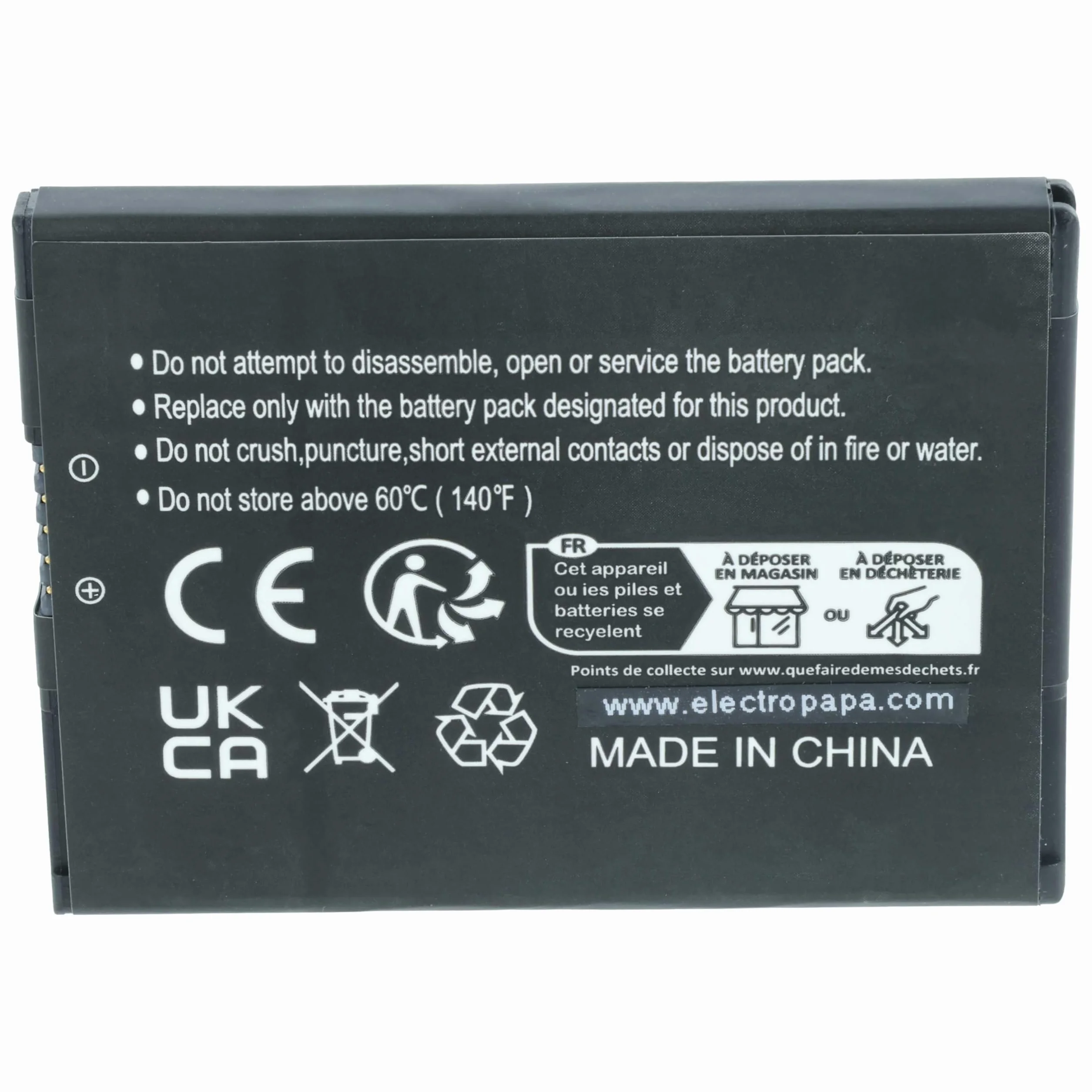 vhbw batteria sostituisce Honeywell 4000mAh 3,8V Li-Poly per lettore di codici a barre POS