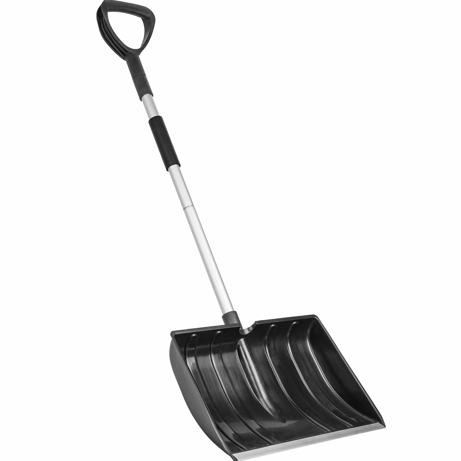 LESOLEIL Pala da Neve per Autostrada Auto Garage Casa Rimozione Neve, Heavy Duty 42cm Lungo Grande Capacità Portatile Pieghevole Pala Da Neve per Giardino Auto Campeggio Esterno