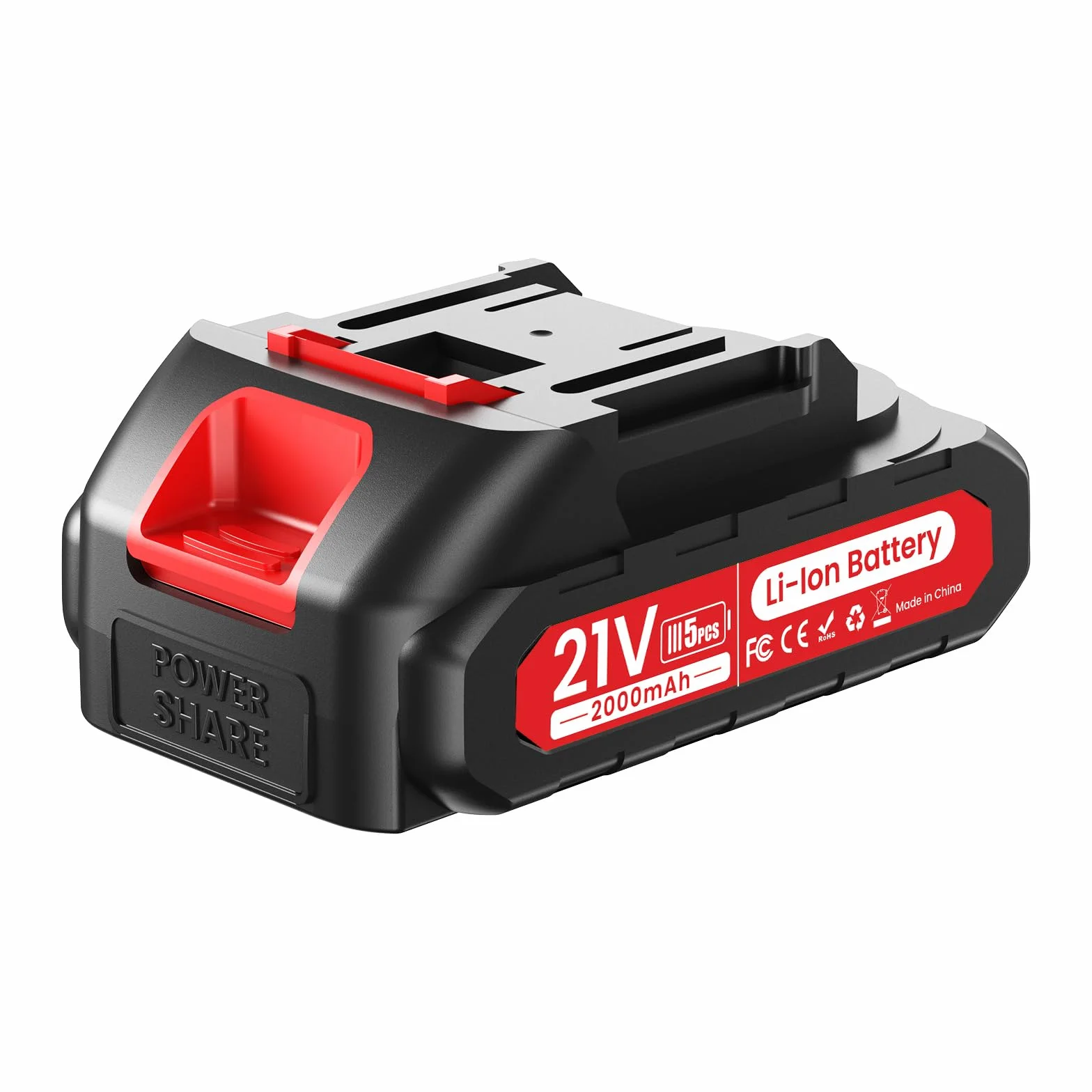 Batteria agli Ioni di Litio 2000mAh per Forbici Potatura Elettriche, Compatibile con Interfaccia Makita da 2,5 mm.