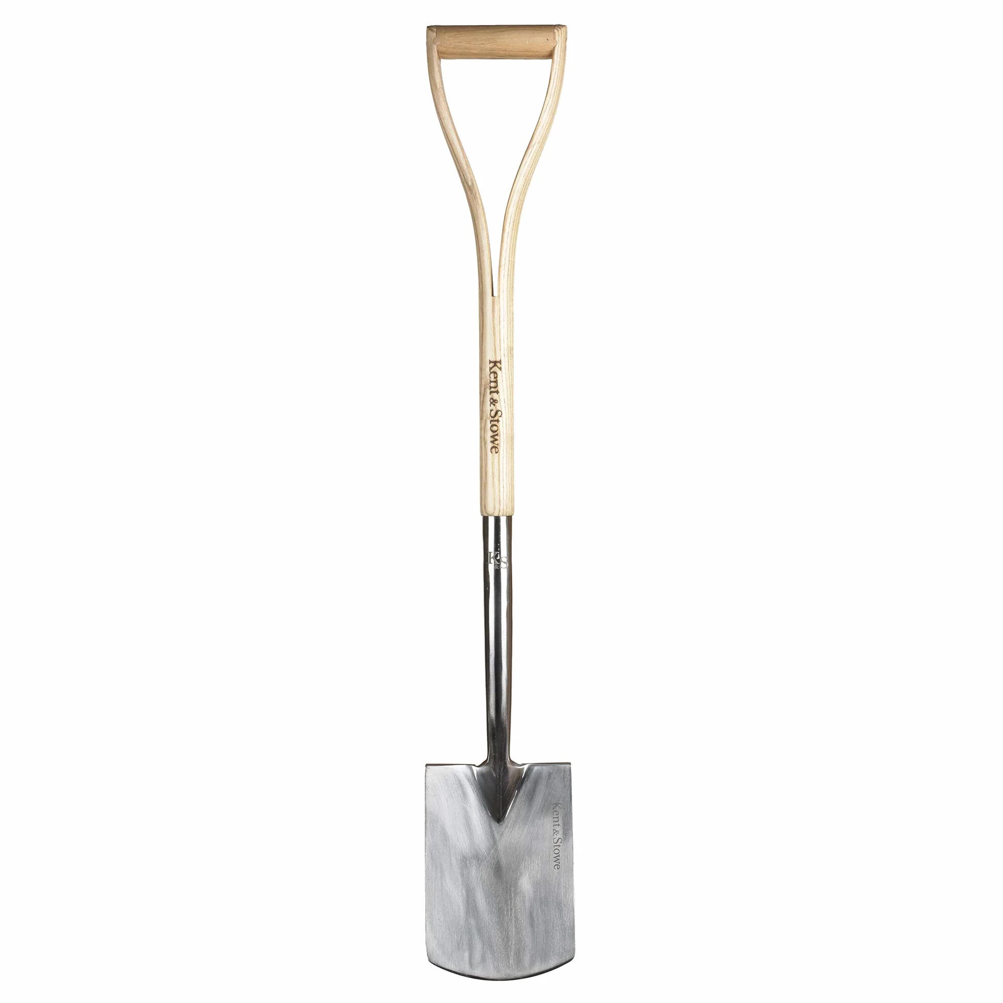 Kent & Stowe Vanga da giardino per bambini – Vanga da giardino leggera in acciaio inossidabile con manico in frassino, lunghezza: 71 cm