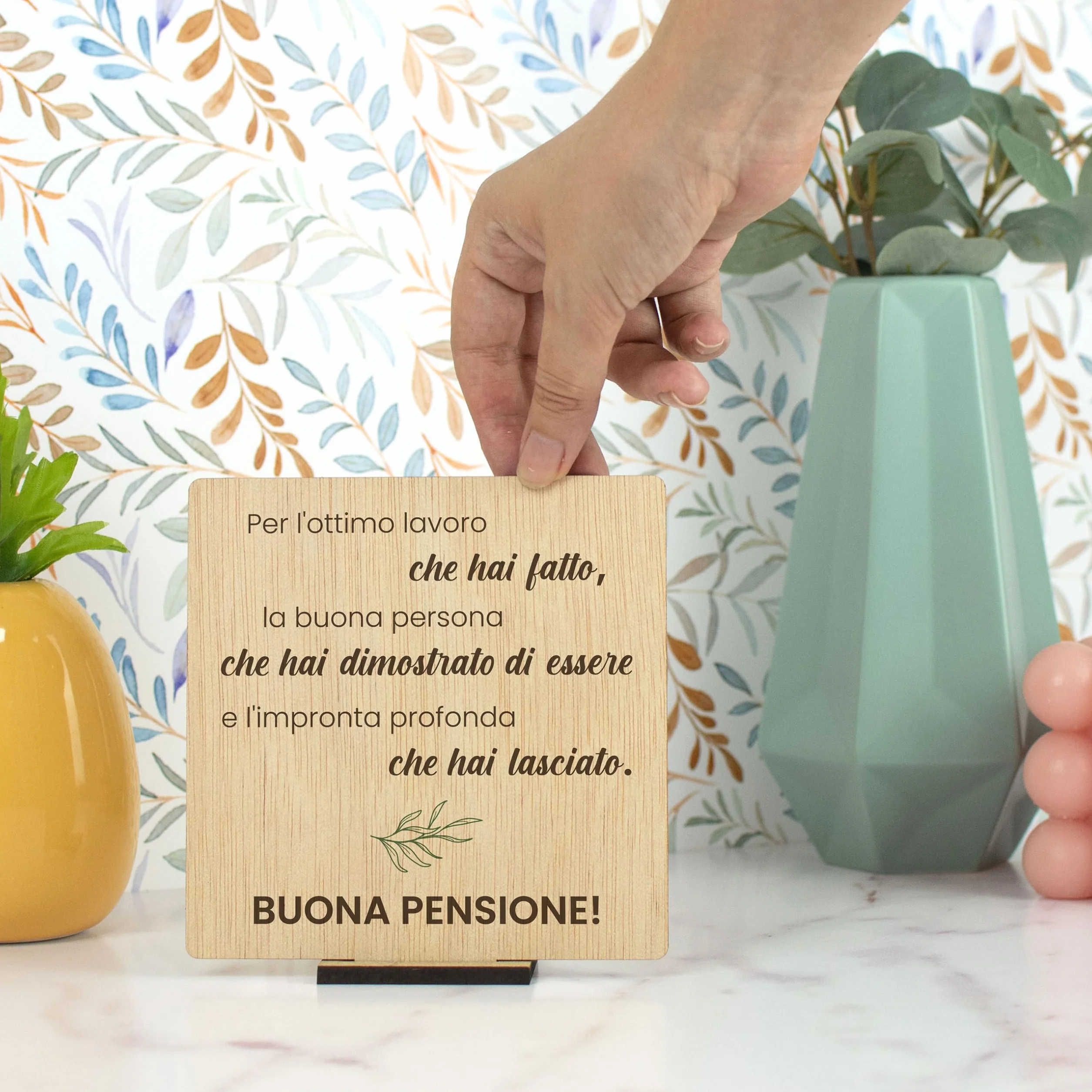 CONTRAXT Biglietto Originale per la Pensione in Legno Regalo Unico per Uomini Donne Colleghi Capoufficio Amici Insegnanti