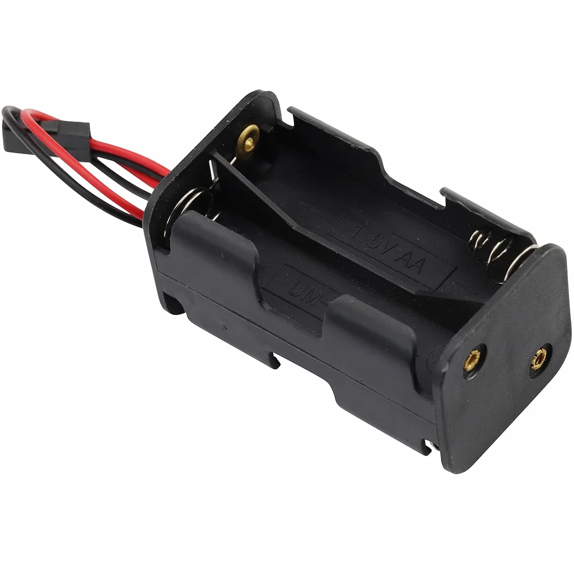 Custodia portabatterie 4 celle 6V AA connettore 2P JR servo tester 3 canali motore ESC modulo per elicottero auto barca robot