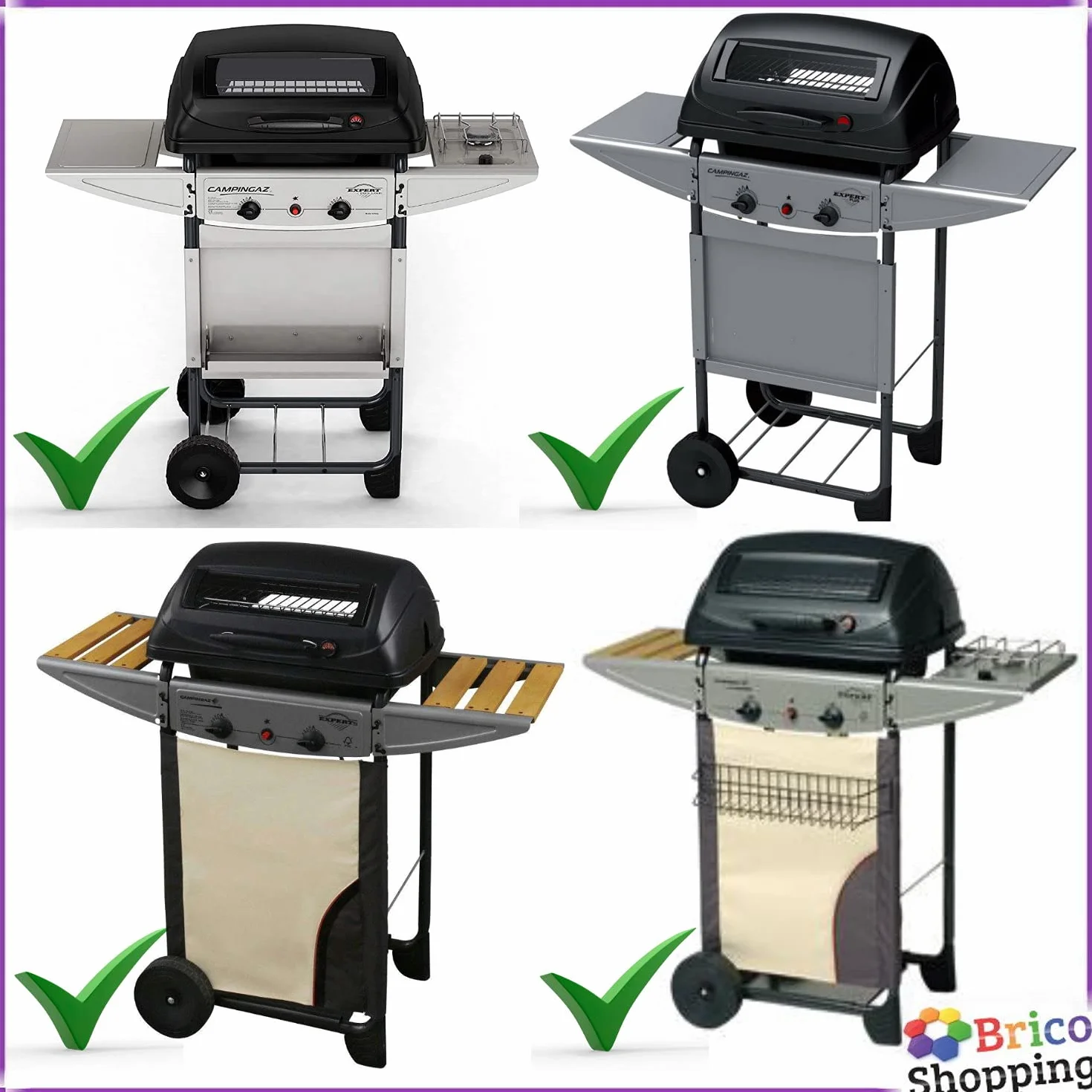 BricoShopping® Ricambi per barbecue CAMPINGAZ serie EXPERT : BRUCIATORE in metallo di RICAMBIO ORIGINALE CAMPINGAZ 2 deluxe plus super woody a pietra lavica accessori camping gas gaz