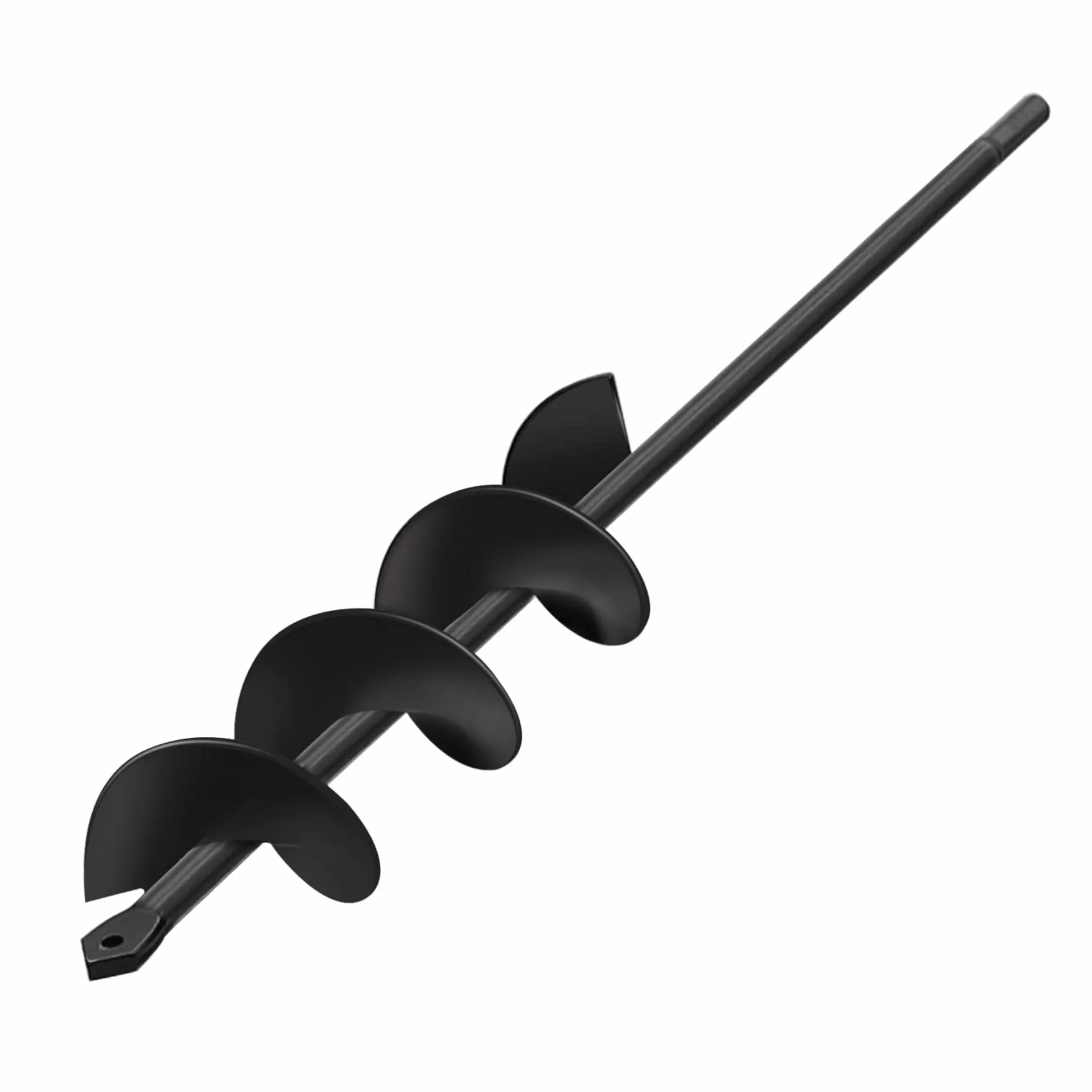 Yasta Trivella da Giardino 6x30cm Attacco Esagonale 8mm Universale , Punta a Spirale per Trapano Terreno per Bulbi e Piantine - Punta Elicoidale in Acciaio per Scavo Fori e Trapianto Fiori