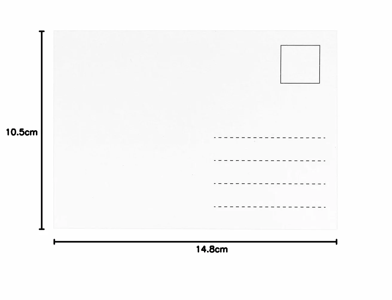 Cartoline Blanko DIN A6 10,5x14,8 cm 300 g/m² stampabili resistente