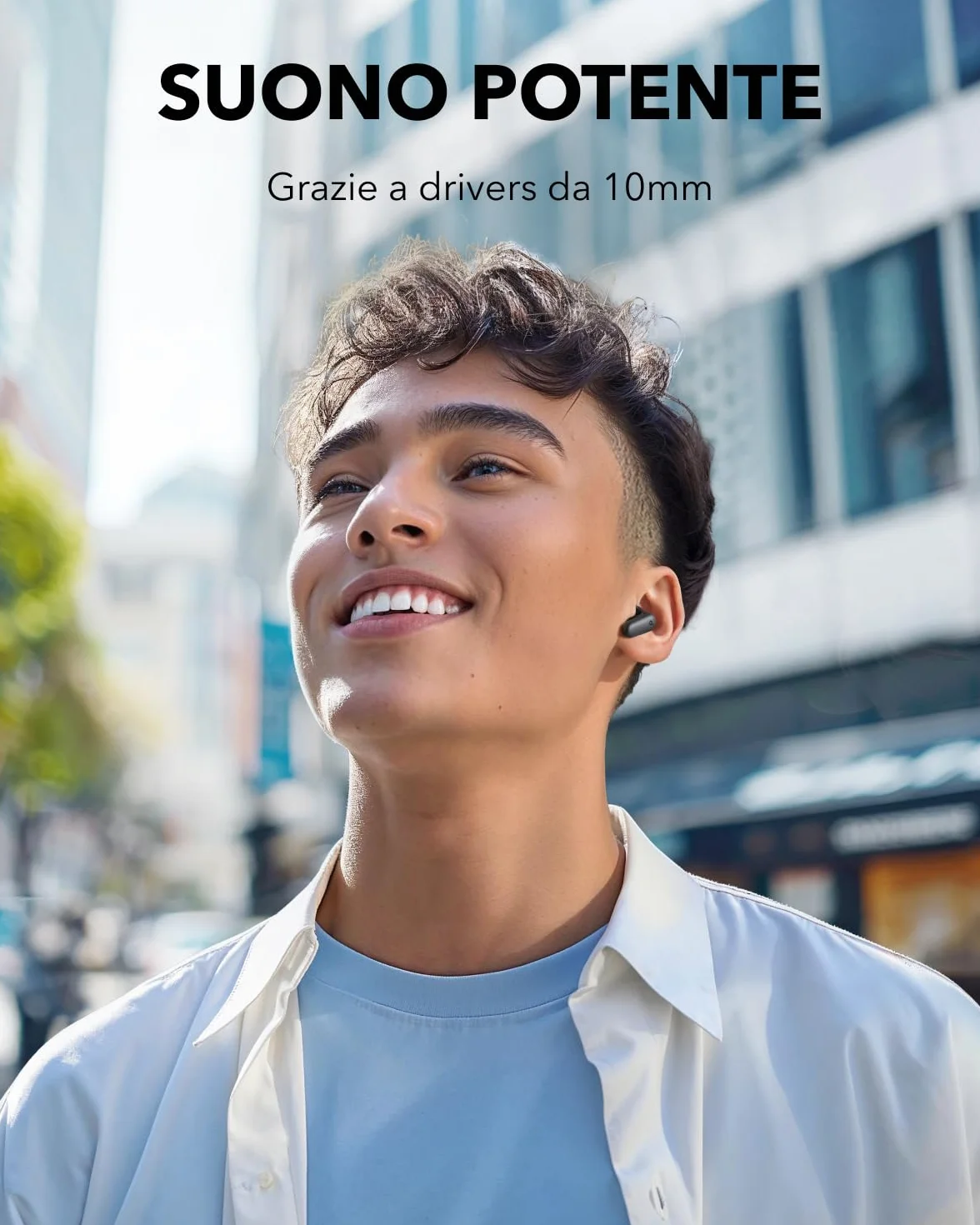 Soundcore P30i Cuffie Bluetooth Anker, Auricolari Wireless Cancellazione Rumore, Bassi Potenti, 45 Ore, IP54, Bluetooth 5.4
