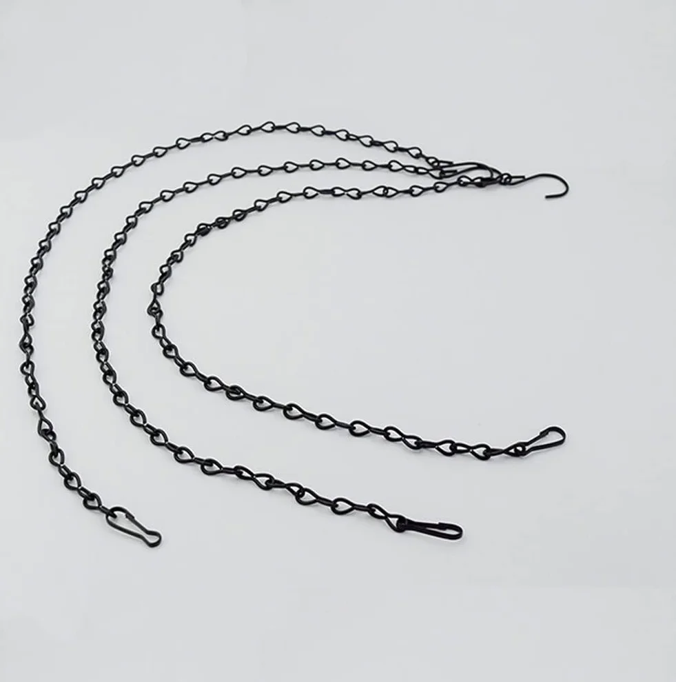 Catene metalliche per appendere 50 cm per vasi fiori cesti gabbie uccelli