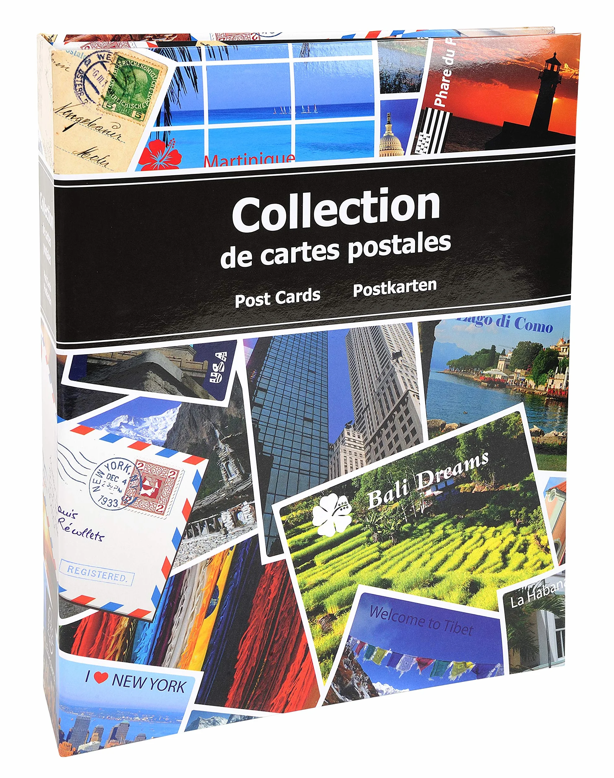 Exacompta Album da Collezione per 200 Cartoline postali 20x25,5cm