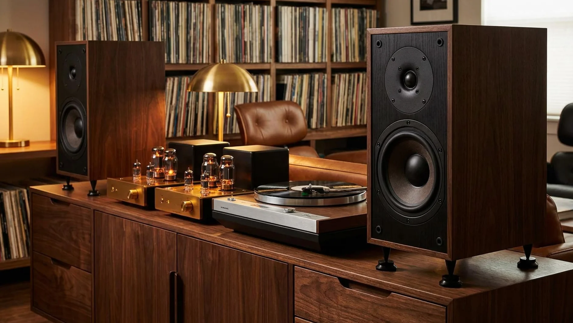 Set di punte e cuscinetti per altoparlanti M6, alluminio nero, Ø10 mm cono con radius pad Ø20 mm, ammortizzatori vibrazioni HiFi