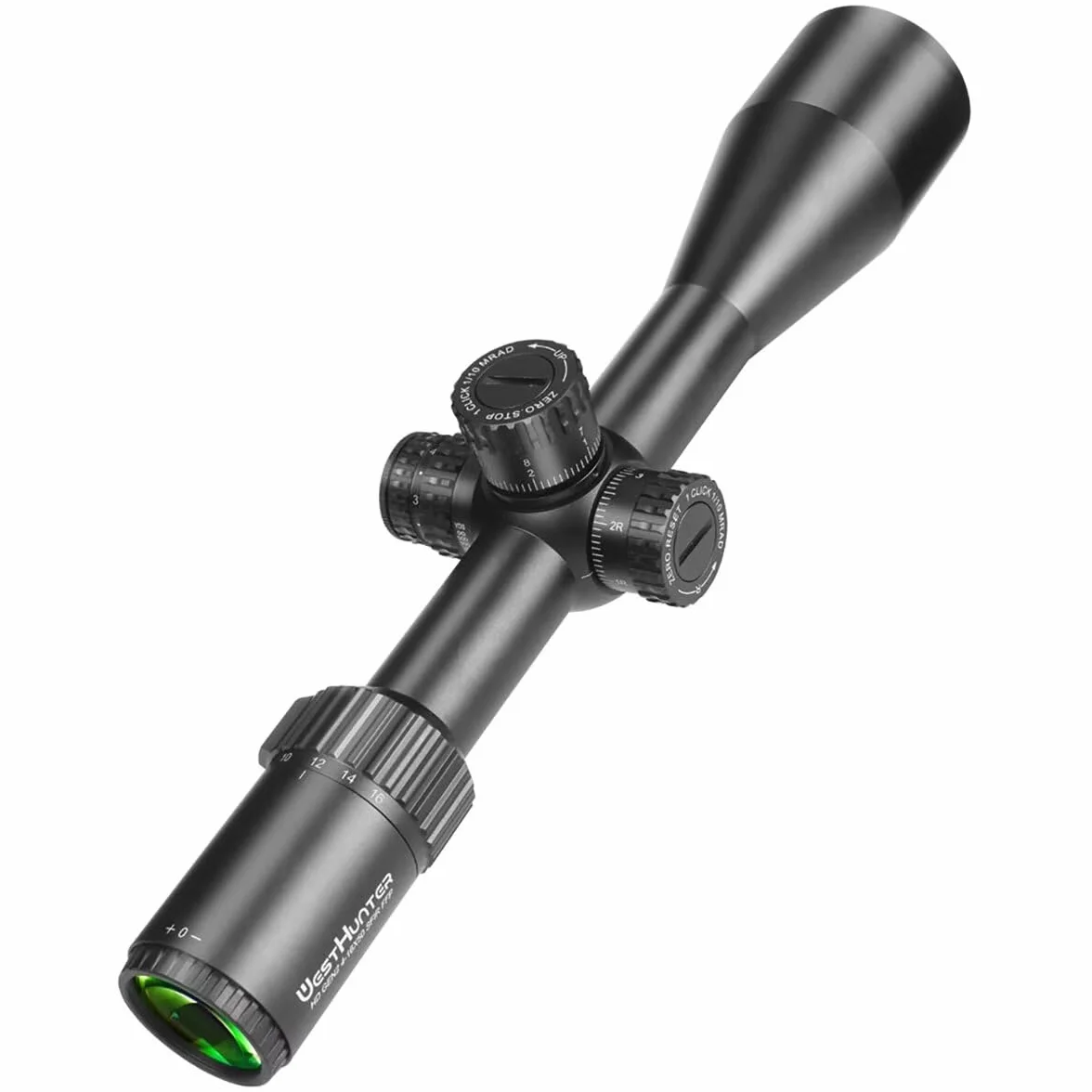 WestHunter Optics HD GEN2 SFIR FFP Cannocchiale da competizione 30mm primo piano focale reticolo illuminato vetro inciso tattico 1/10 MIL Zero Stop