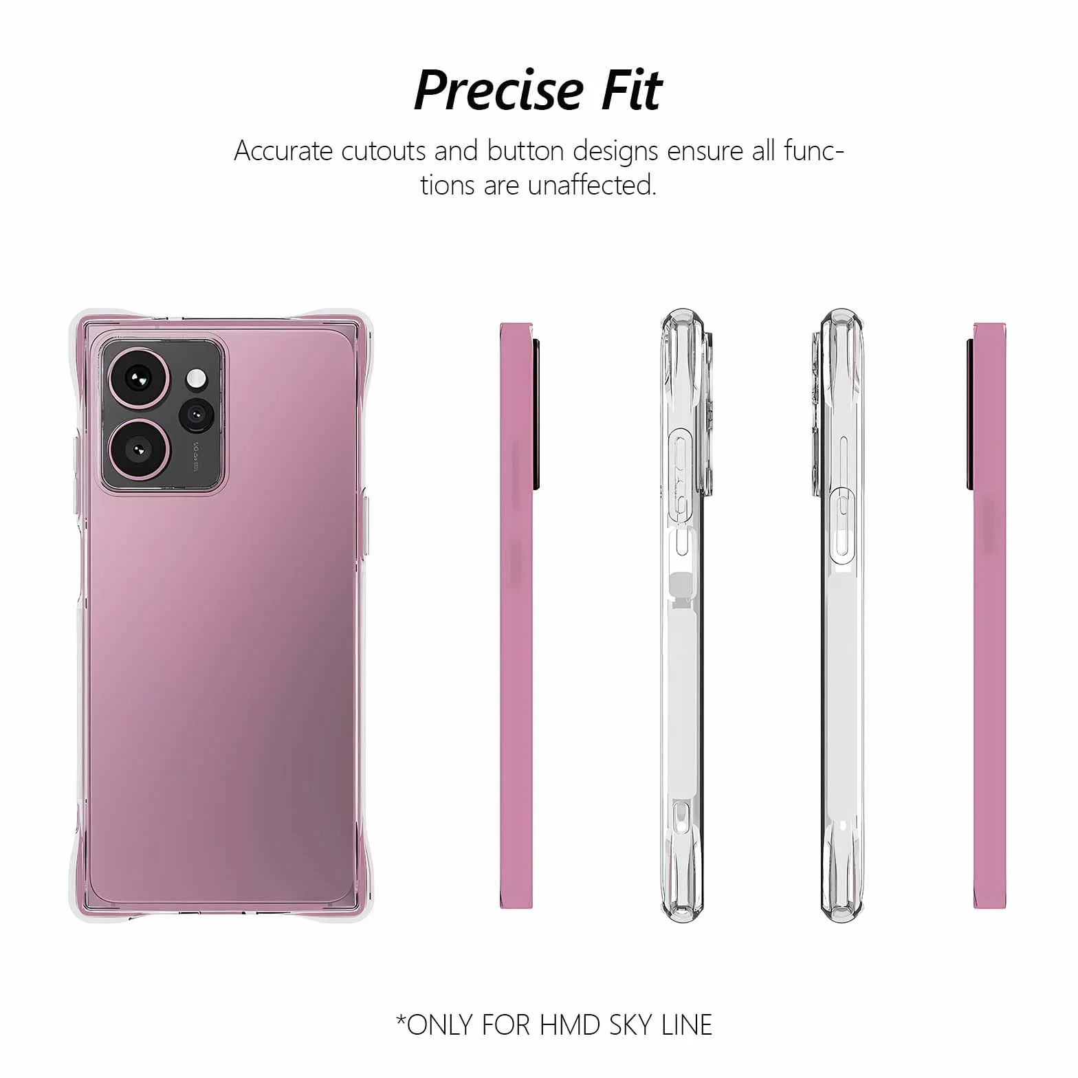HMD Skyline Case - Przezroczysta obudowa TPU