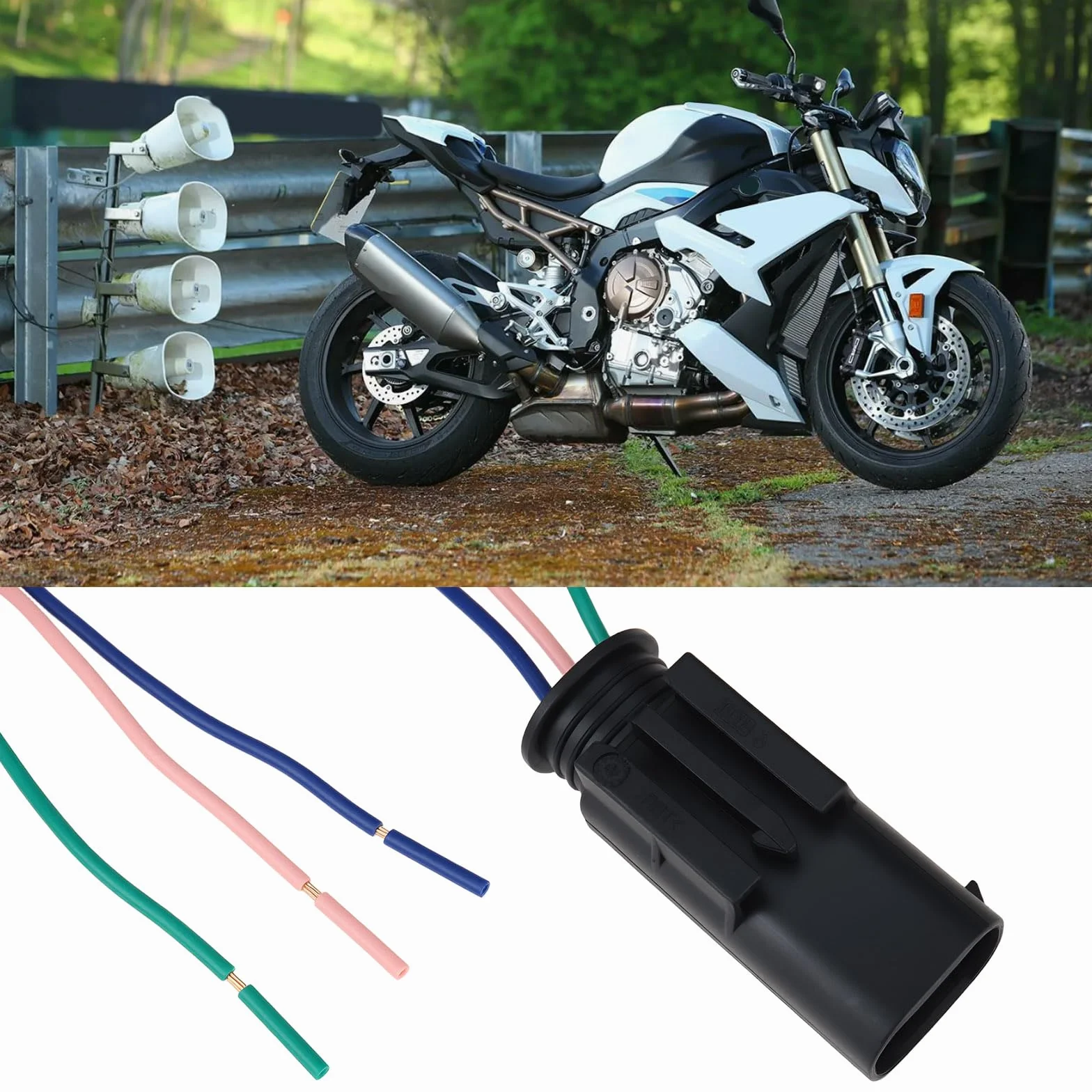 Cavo Adattatore 12V 2 Pezzi Compatibile BMW S1000R S1000RR S1000XR