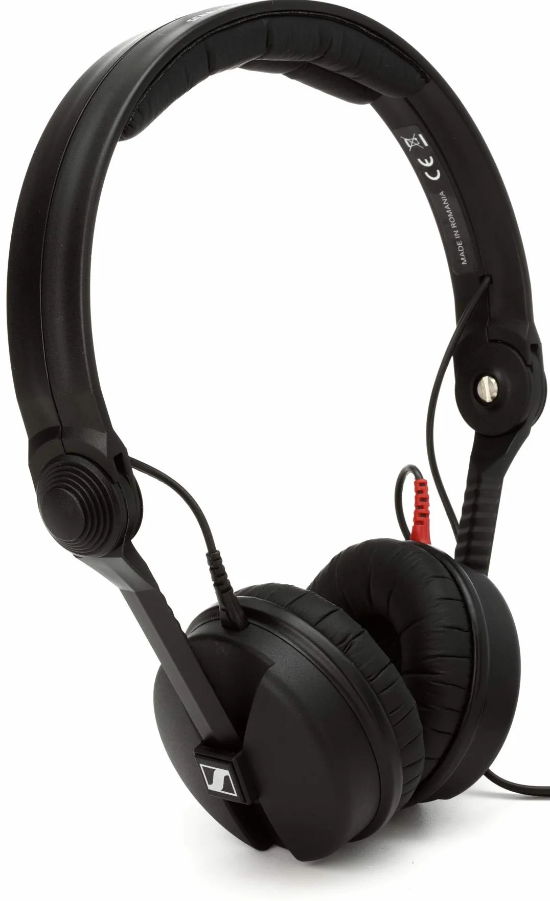 Sennheiser HD 25 Cuffie On-Ear per DJ e Monitoraggio, Capsula Rotante, Cavo 1,5 m, Adattatore 1/4", Nero
