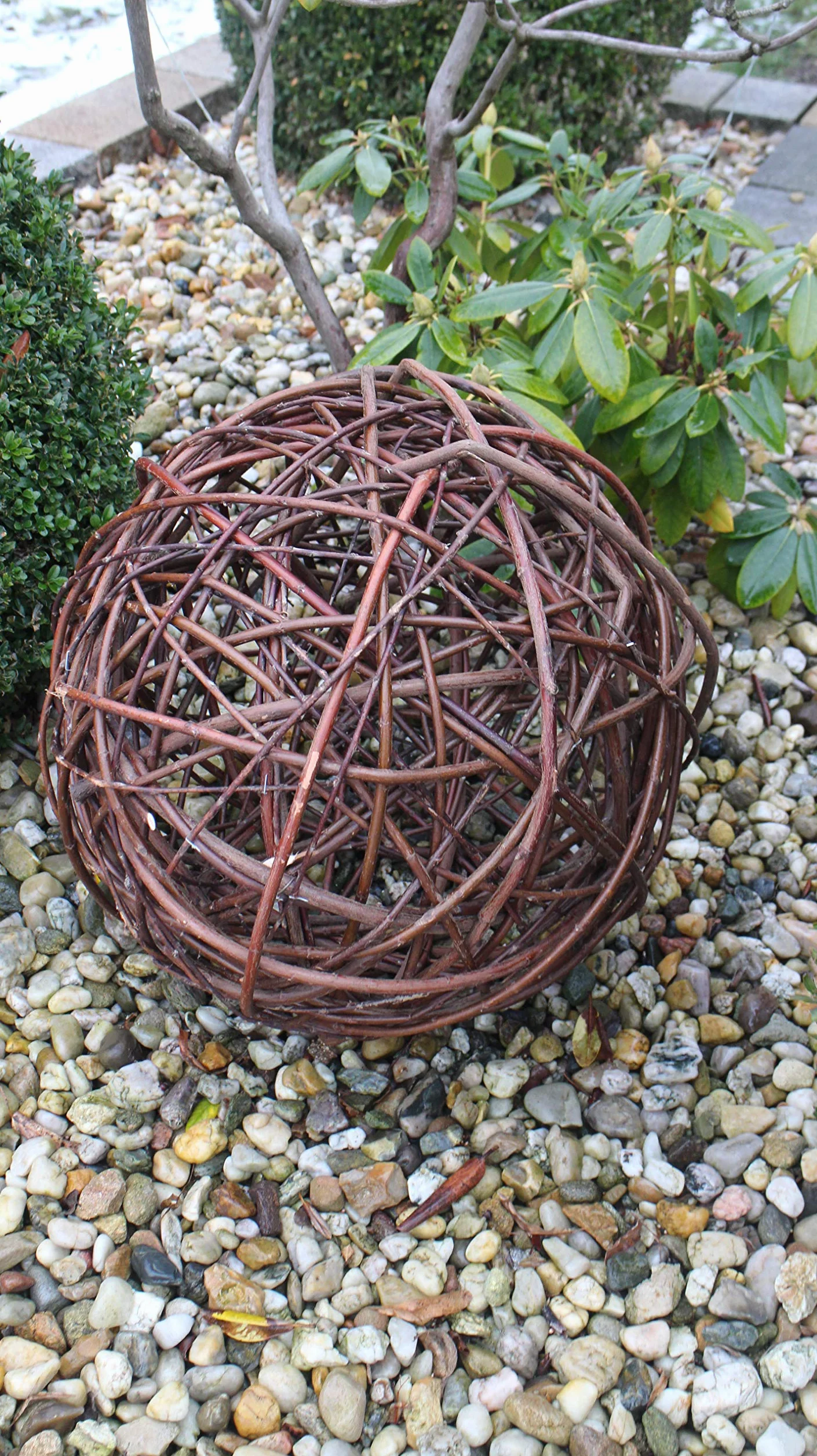 Palla di salice in 6 misure, realizzata a mano in UE (40 cm)
