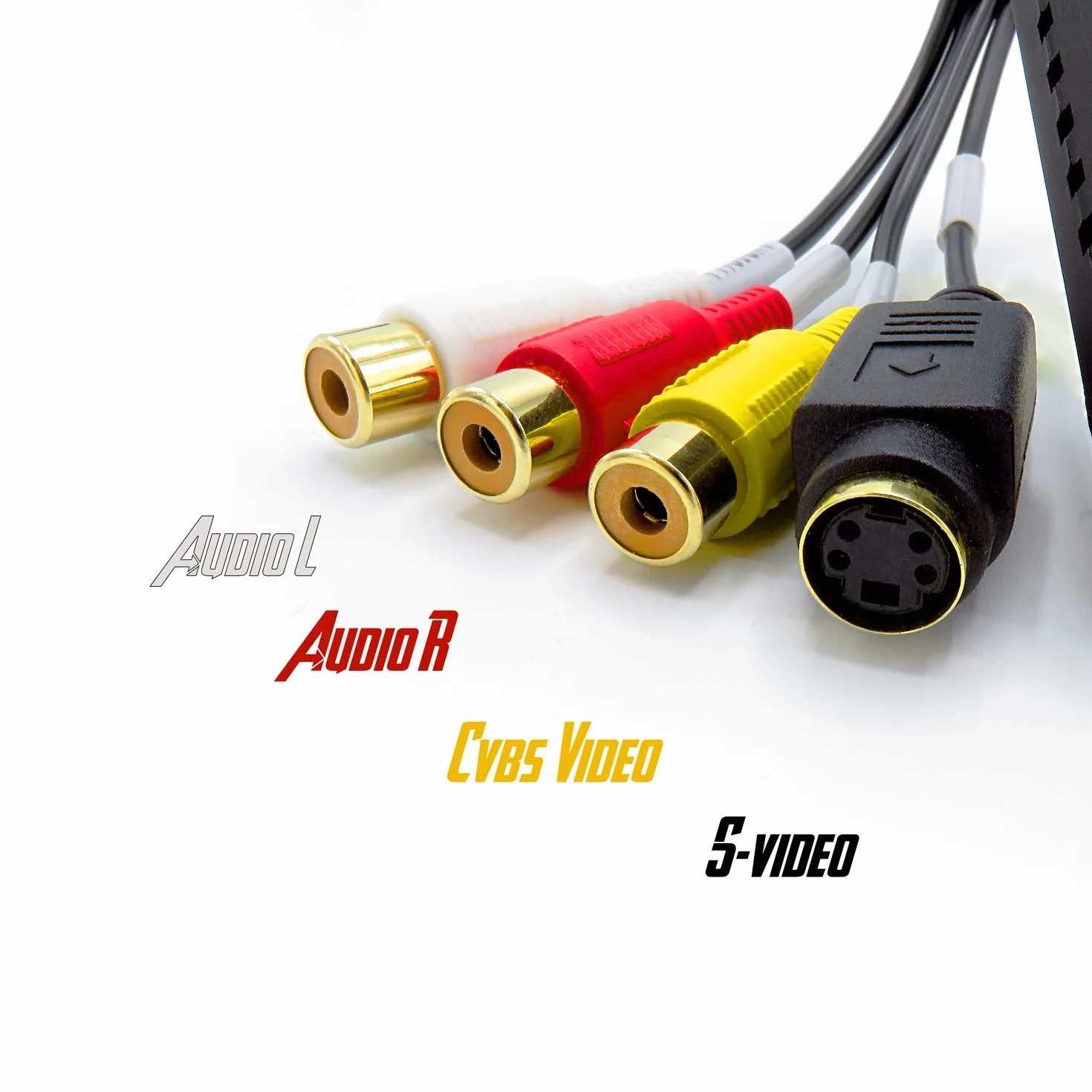 TechSide Convertitore VHS Analogico Digitale USB 2.0 Audio Video Grabber Capture Compatibile Windows 11