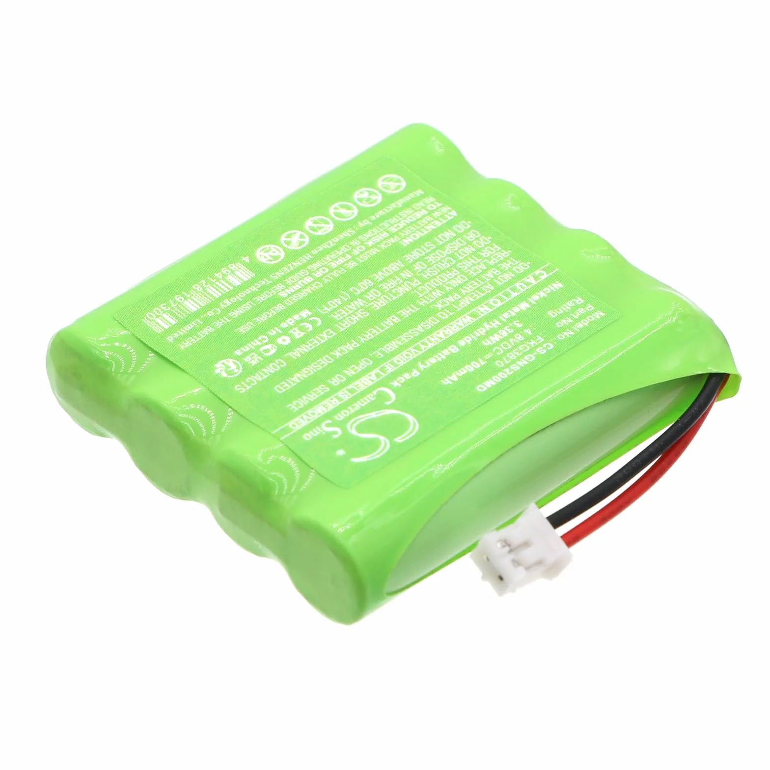 TECHTEK Batteria 700mAh compatibile z Globus A3R, Duo Tens, Elite SII, Genesy S2