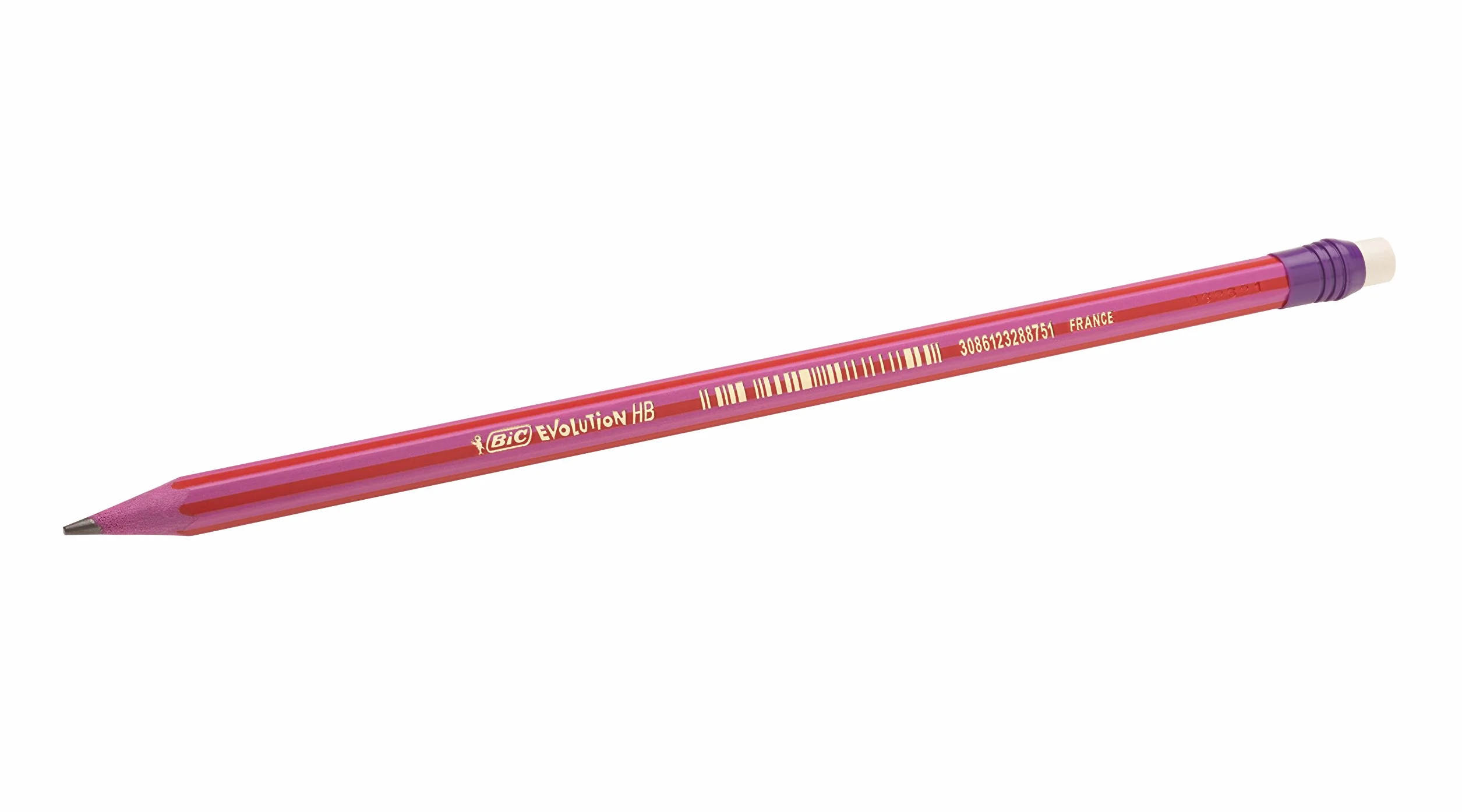BIC Evolution Stripes 12 matite HB media senza legno infrangibile