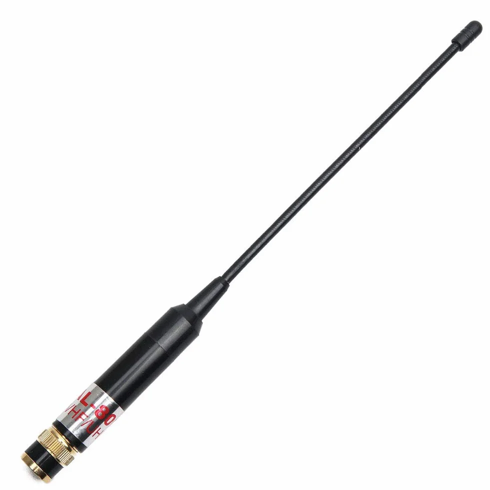BNC Connettore Dual Band Antenna VHF/UHF 144/430MHz Telescopica Retractable 33,5" per Icom IC-V8 IC-V80 IC-V82 Kenwood TK300 TK310 TK320 Walkie Talkie Ham