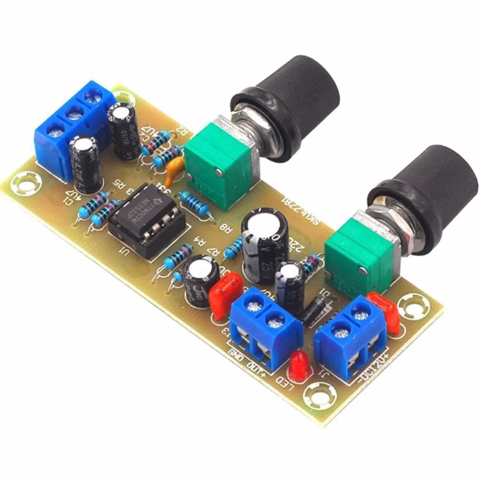 Scheda filtrante DC 10-24V subwoofer amplificatore preamplificatore piastra filtro frequenza