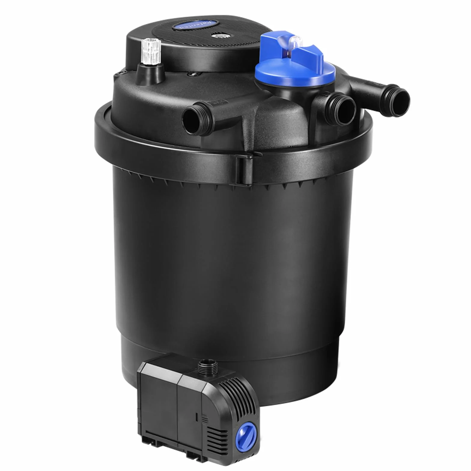 Gardebruk Filtro a Pressione per Laghetto con UVC 16L 6000 L/H 11 Watt Set Completo Pompa Potente