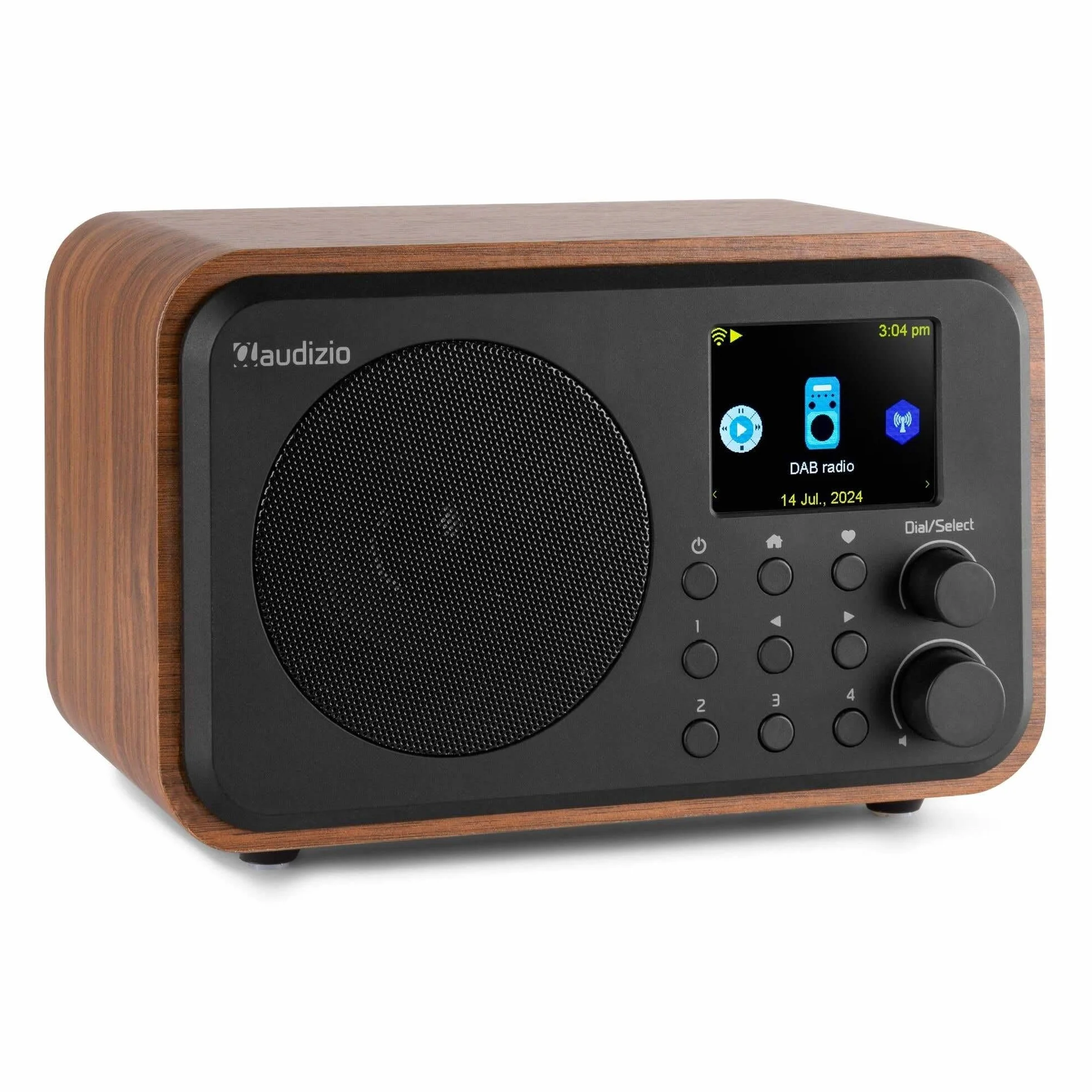 Audizio Vicenza radio Internet DAB+ Bluetooth 5.1 WLAN FM radio da cucina marrone