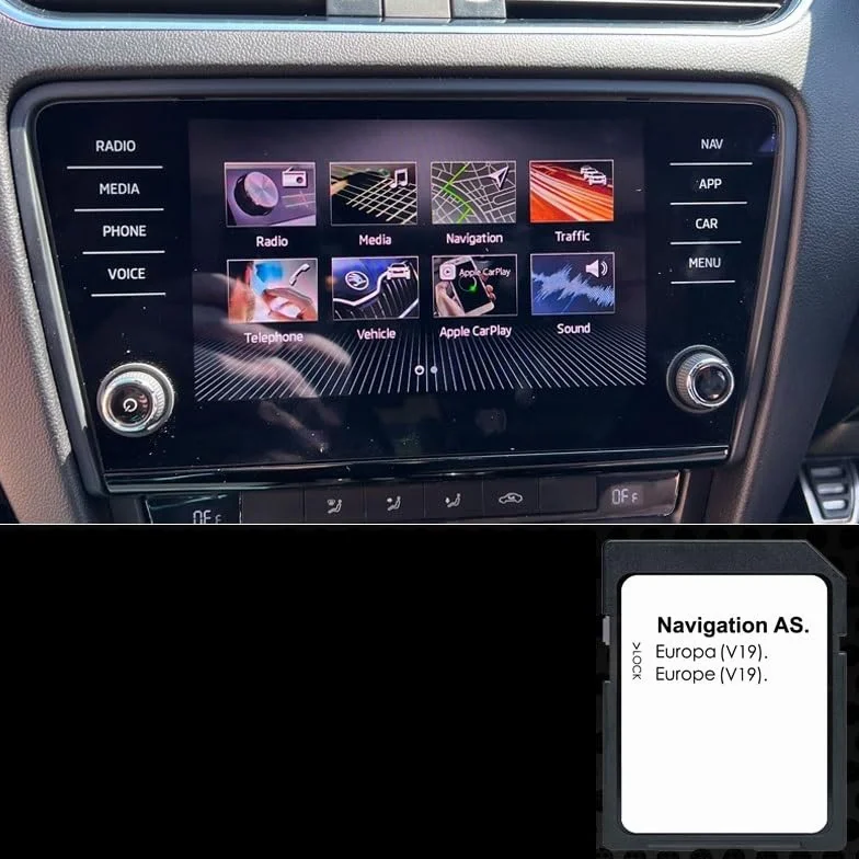 Scheda SD Navigazione GPS Europa v19 ECE 2024 2025 32 GB compatibile SEAT Discovery Media 2 MIB2 Navigation AS