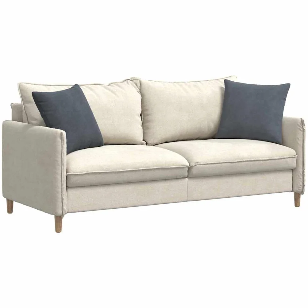 Cuscino decorativo corda 45x45 cm set 2 pezzi grigio scuro chiusura lampo imbottitura poliestere