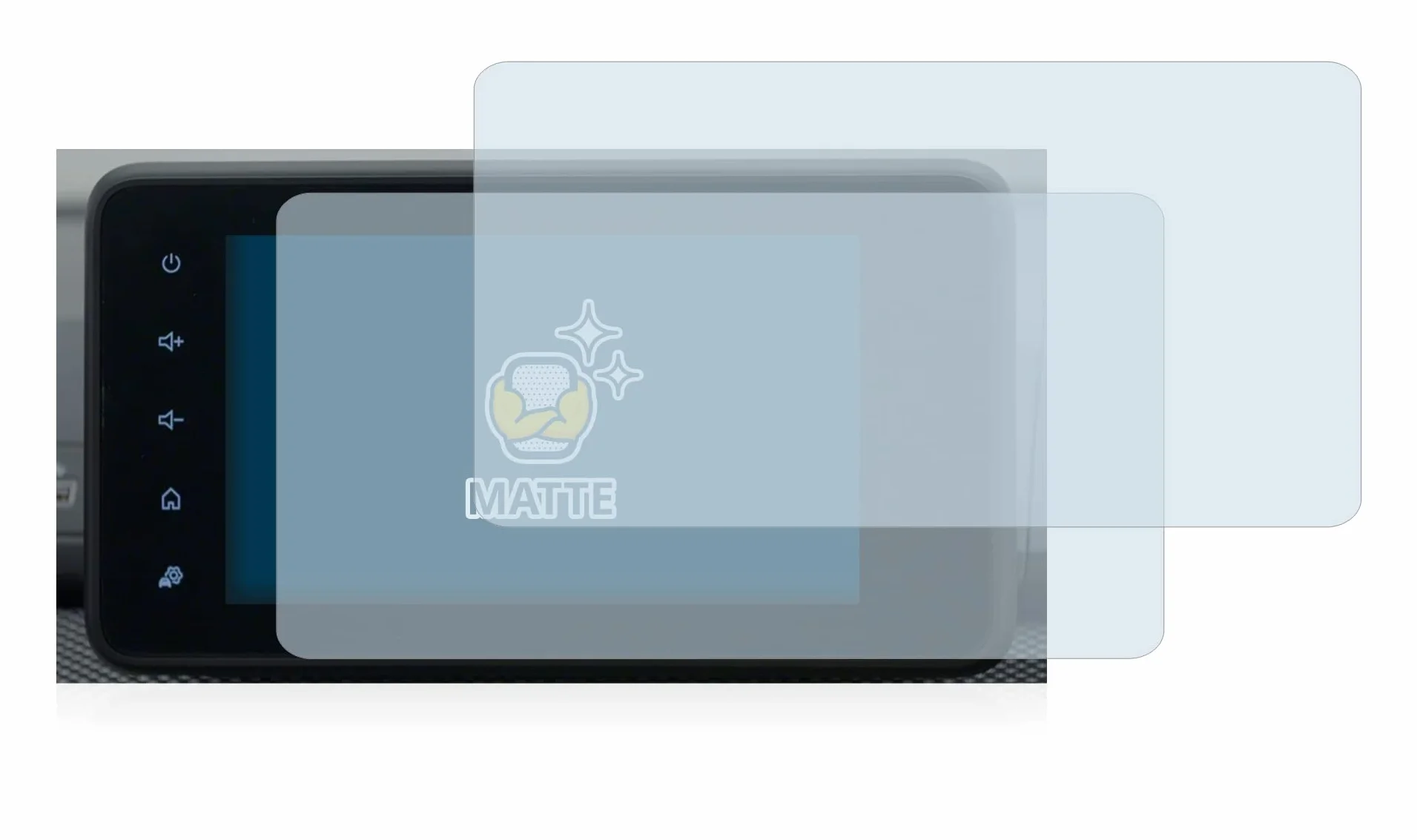 brotect Pellicola Protettiva Opaca per Dacia Sandero 2021-2025 Media Display 8" Anti-Riflesso (2 Pezzi)