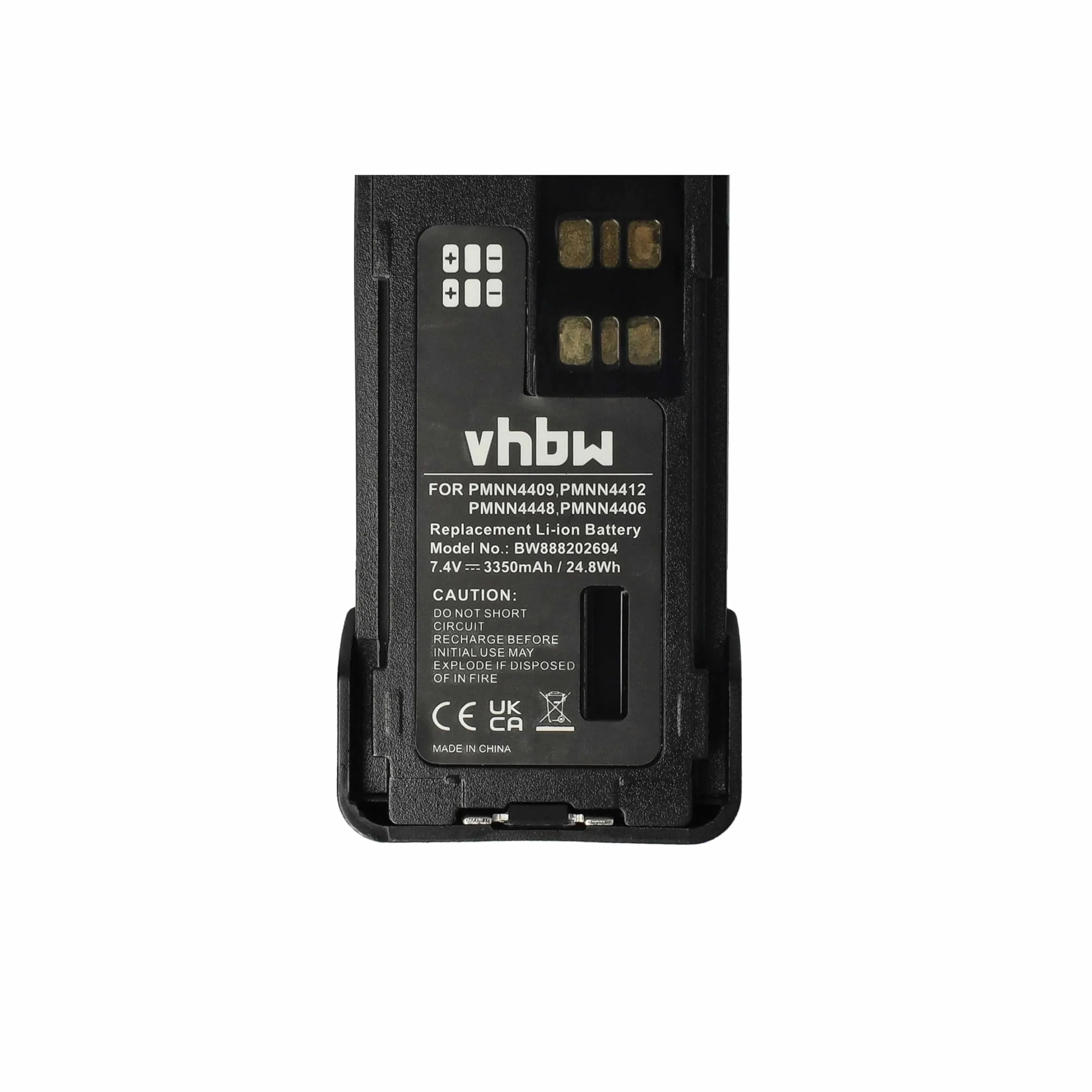 Bateria kompatybilna Motorola DP4800 DP4601 GP328D DP4600 DP4801 3350mAh 7,4V Li-Ion z klipsem