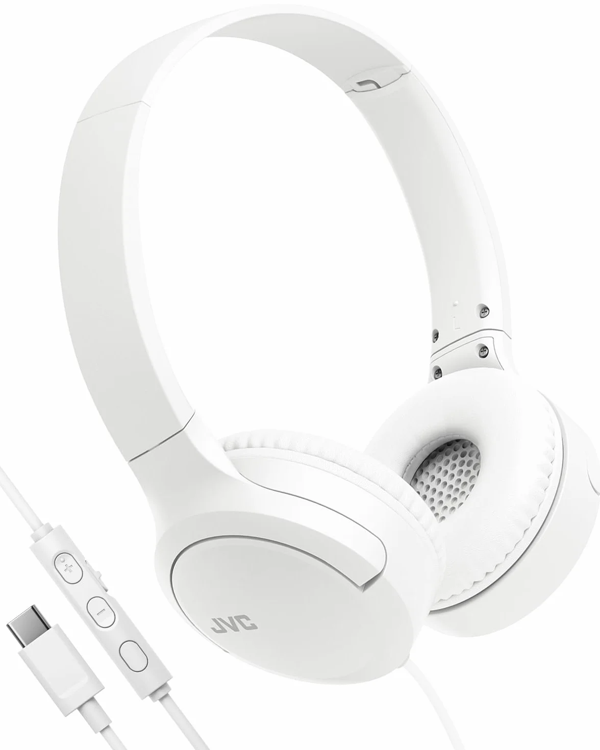 JVC HA-S33UC-W Cuffie on-ear USB-C pieghevoli Bianco