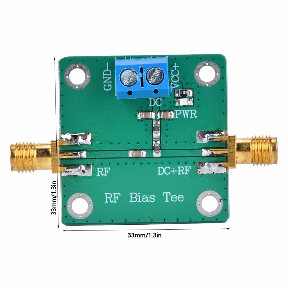 Aramox Bias Tee 10-6000MHz RF Microwave DC Power Supply per Amplificatore a Banda Larga