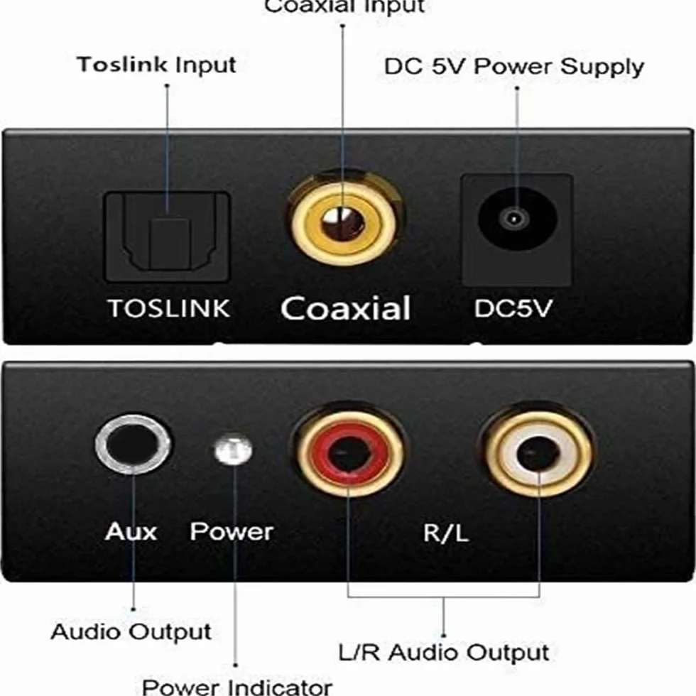 Dac Convertitore Audio Digitale Analogico Hifi Zen Audio Usb Adattatore Ottico Toslink Coassiale RCA 3,5 mm Jack Supporto Pcm/lpcm