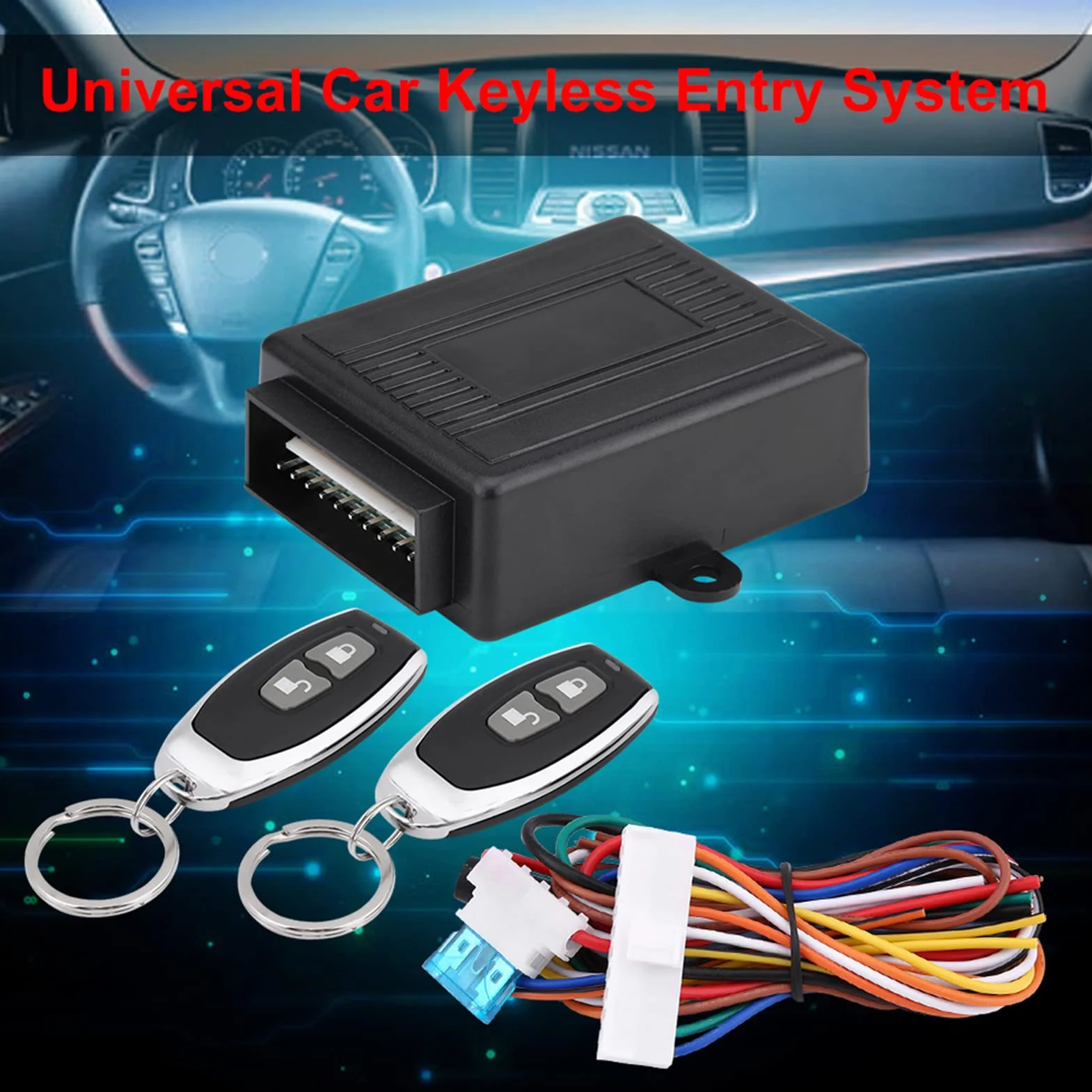 Kit di Telecomando per Chiusura Centralizzata Auto Universale Blocco Porta