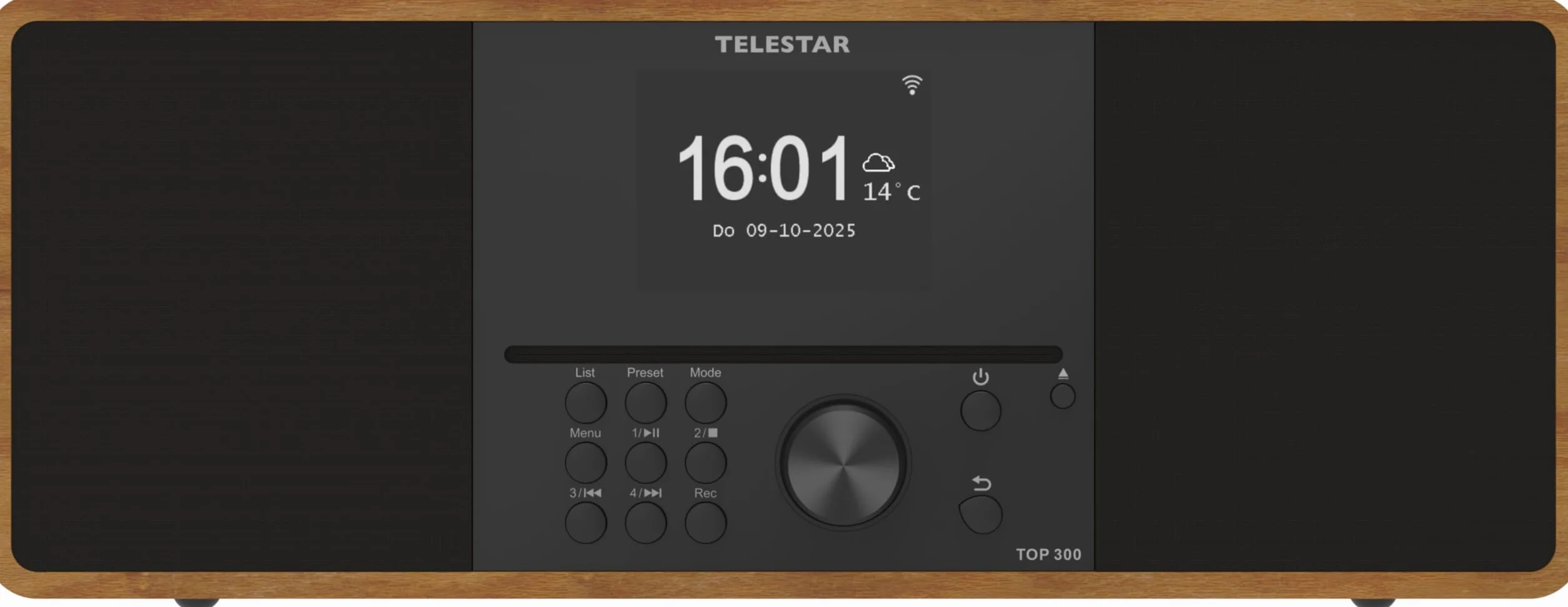TELESTAR TOP 300 Radio DAB+/Internet con lettore CD stereo 2x15W Bluetooth Audio-Streaming Legno