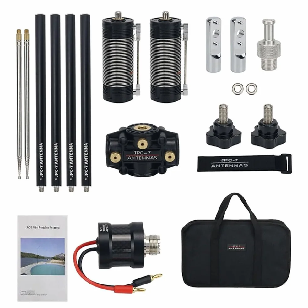 JPC-7 Antenna portatile a onde corte con custodia